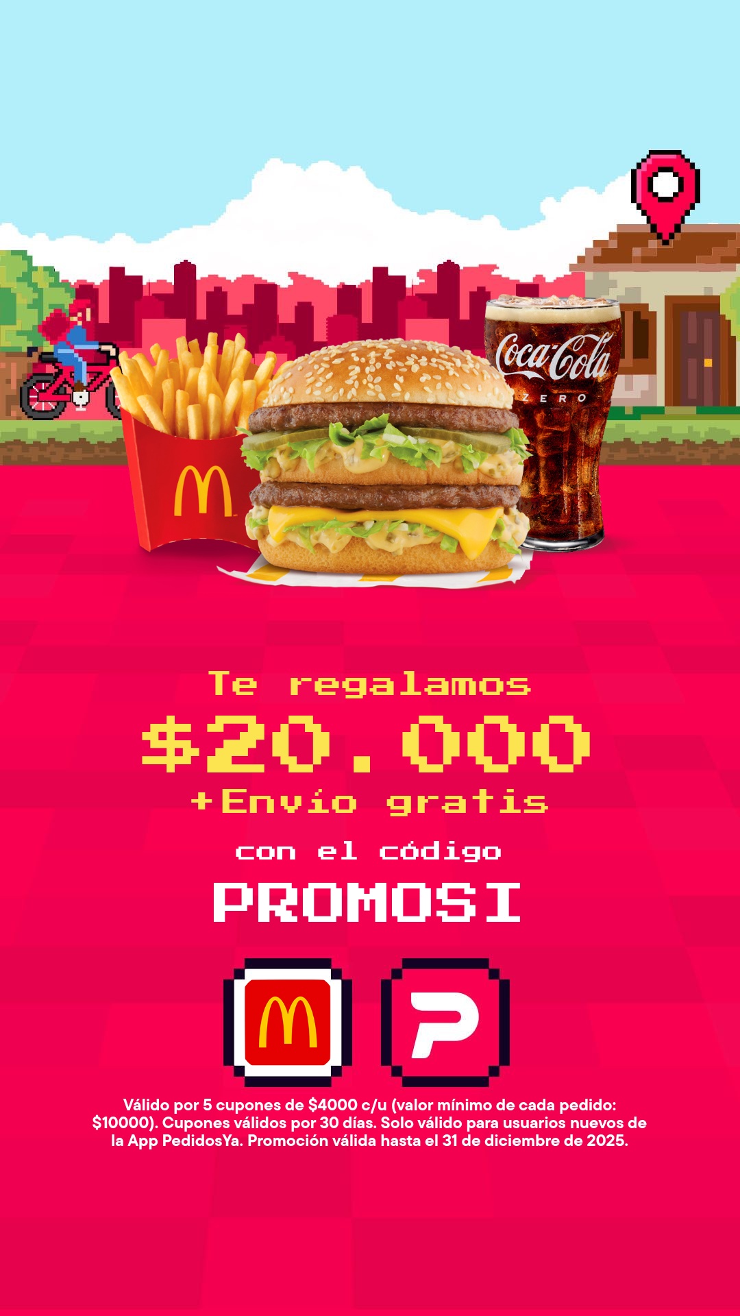 PedidosYa Facebook ad from Aug 4, 2026