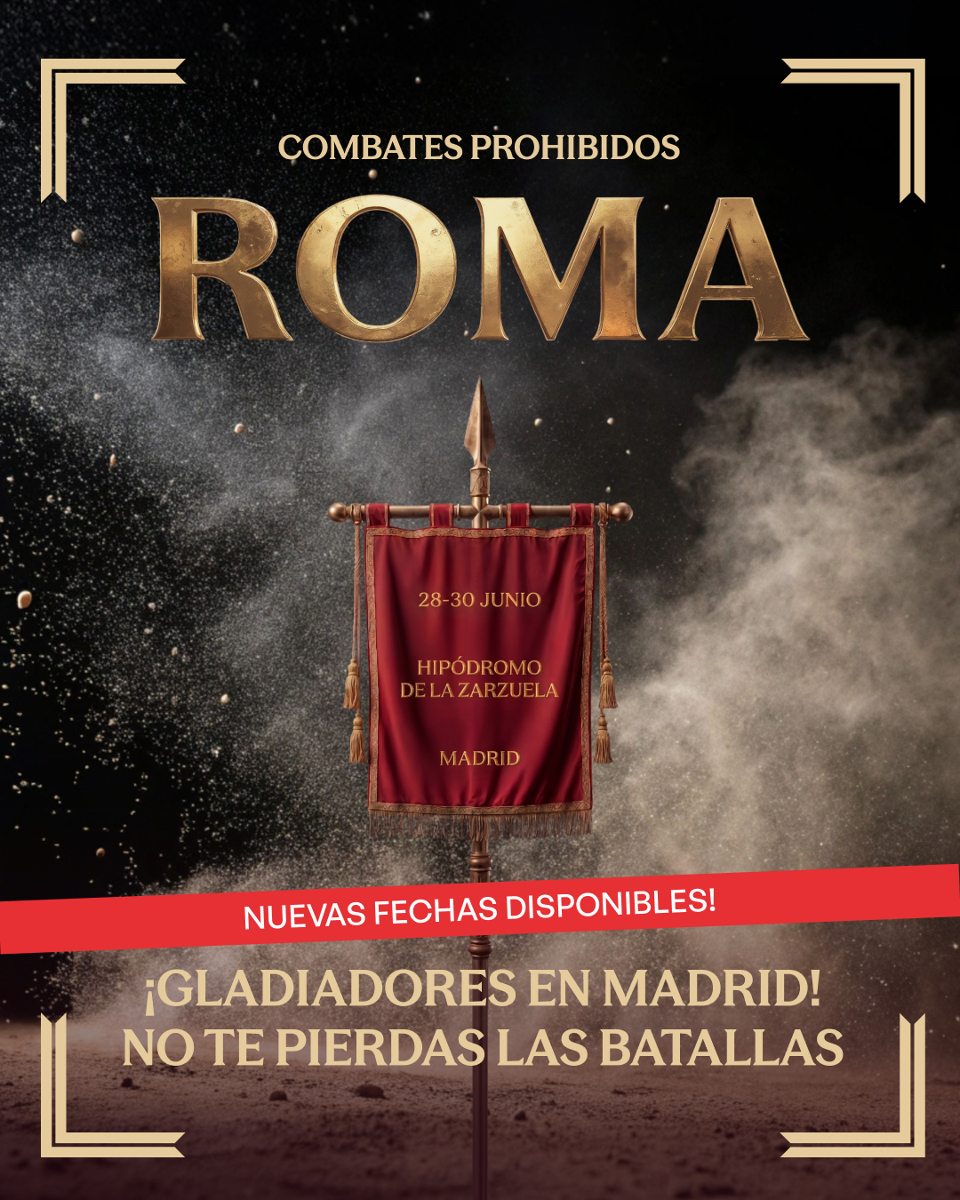 Fever Facebook ad: ¡Reserva ya!, ROMA: Combates Prohibidos
