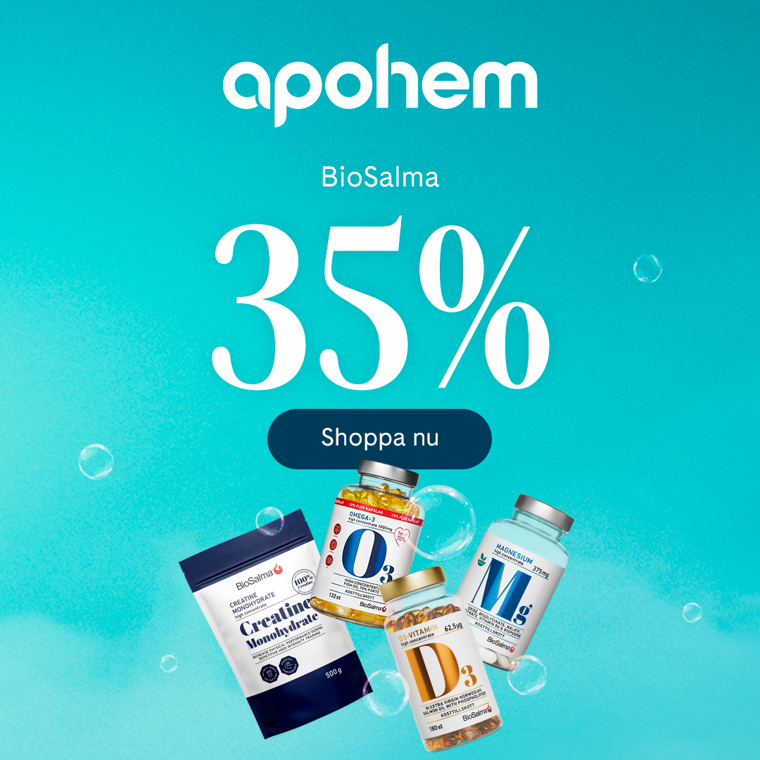 Apohem Facebook ad: 35% på BioSalma
