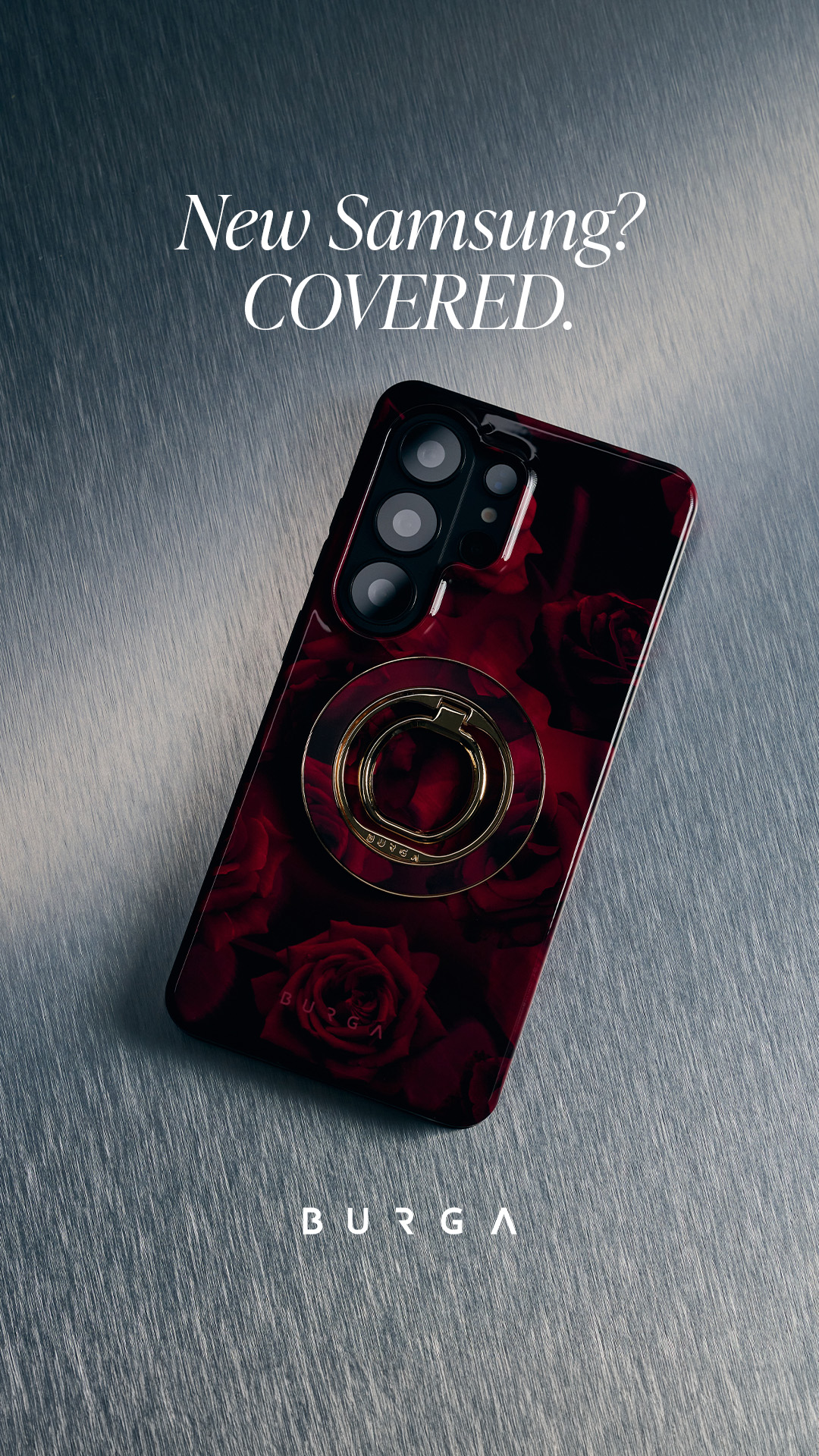 BURGA Cases Facebook ad