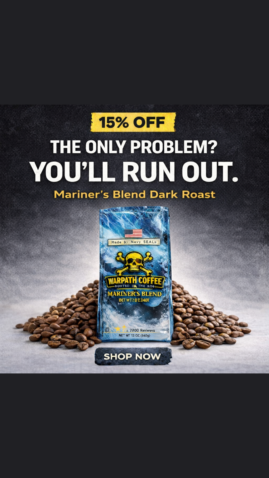 Warpath Coffee Facebook ad