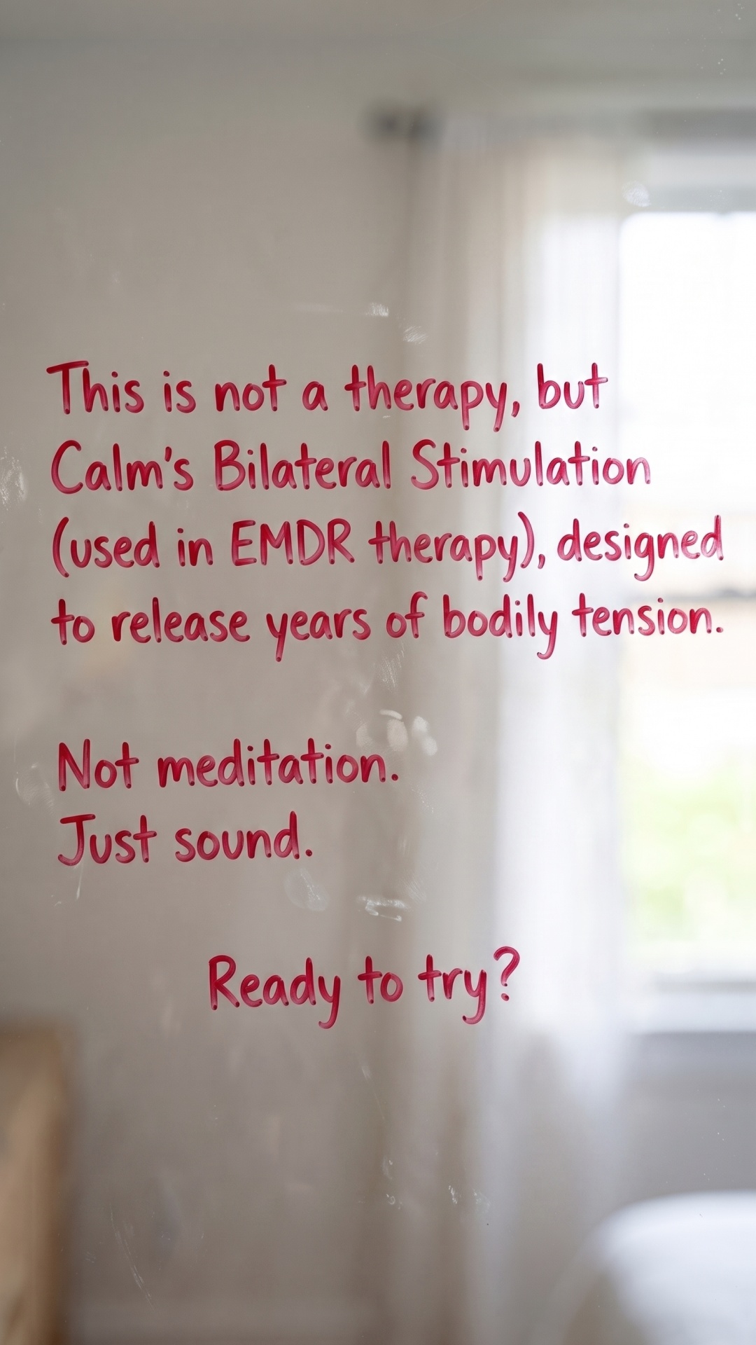 Calm Facebook ad