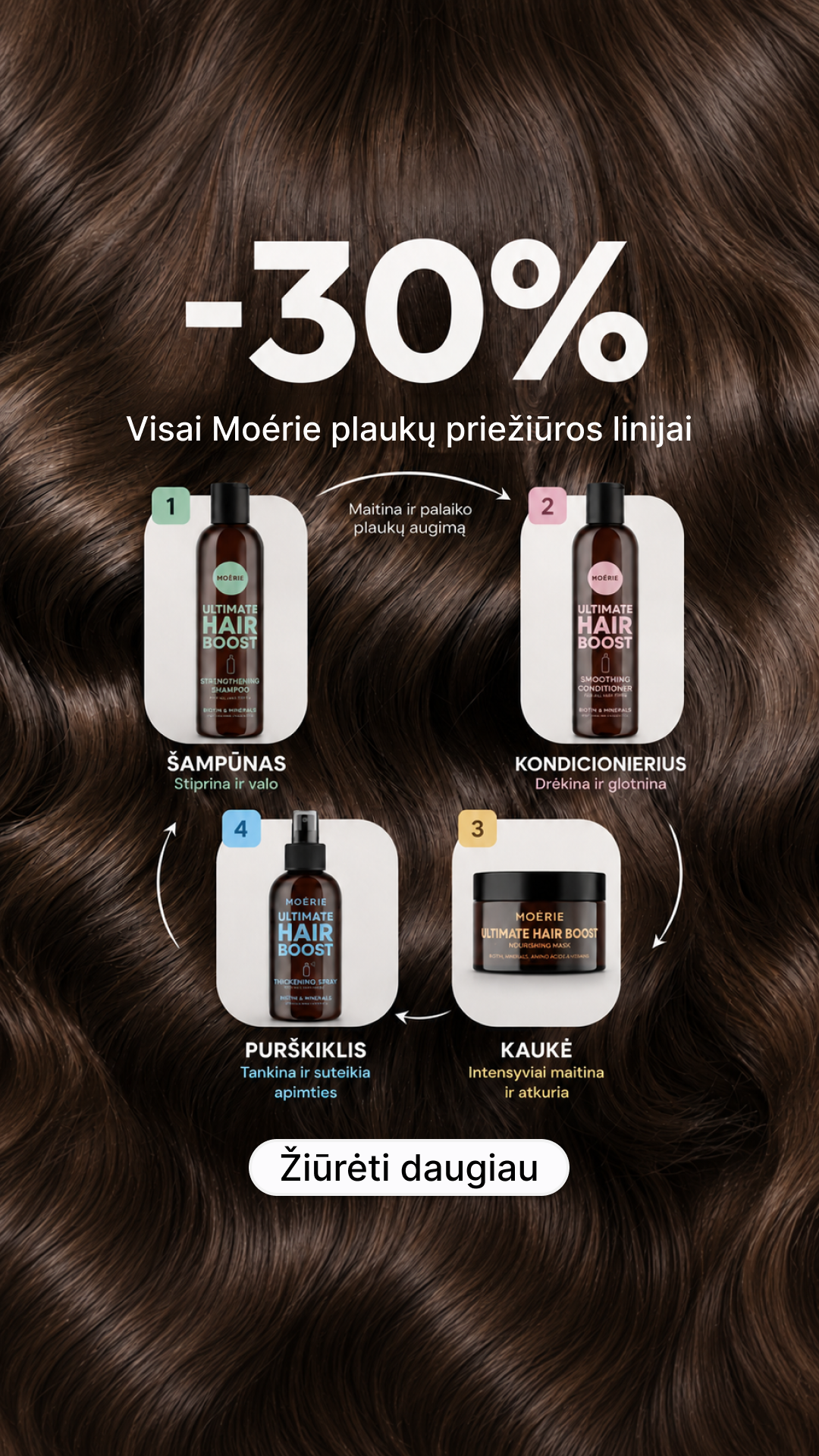 Moérie Beauty Facebook ad