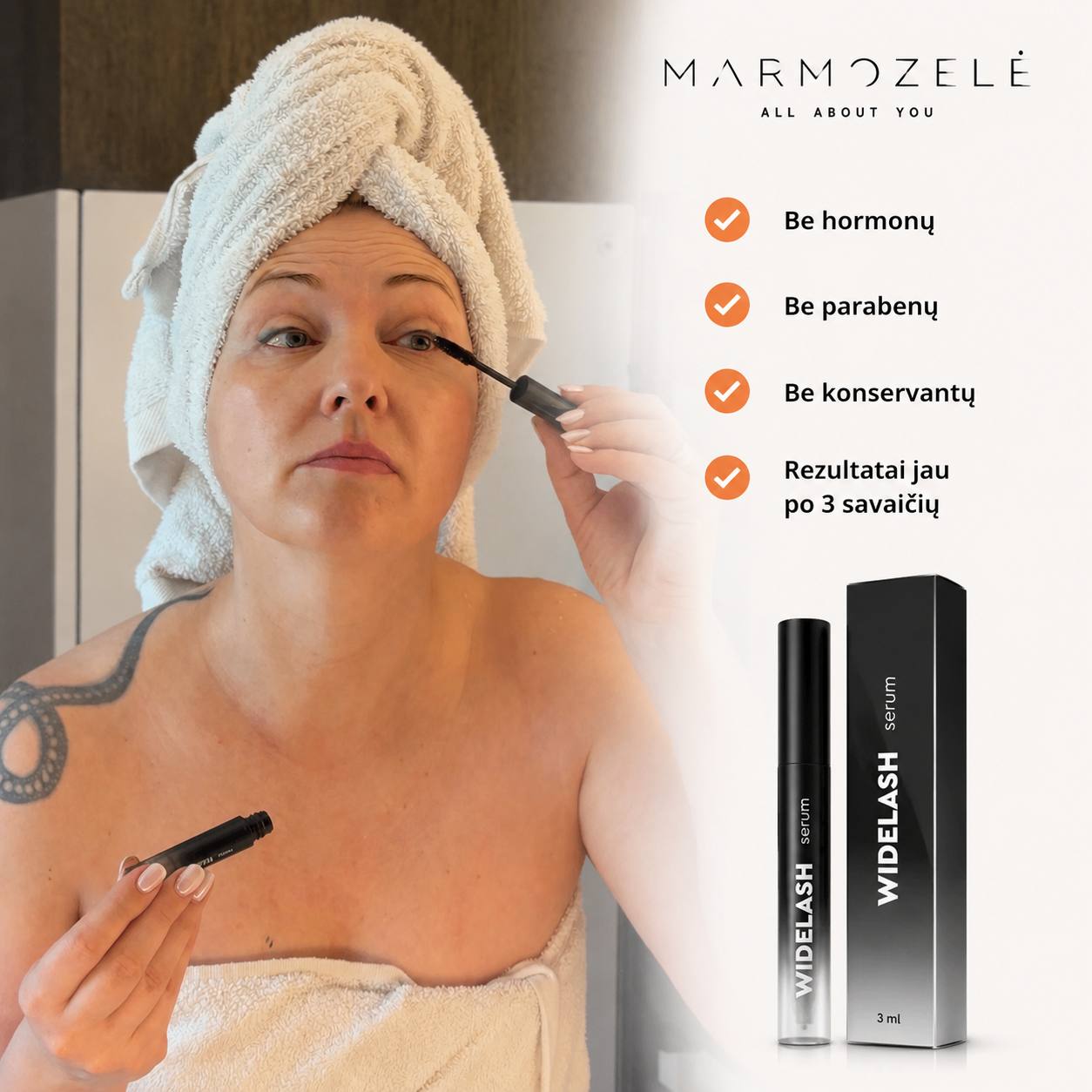 Marmozelé.lt Facebook ad: WIDELASH, Okis x Shabrova