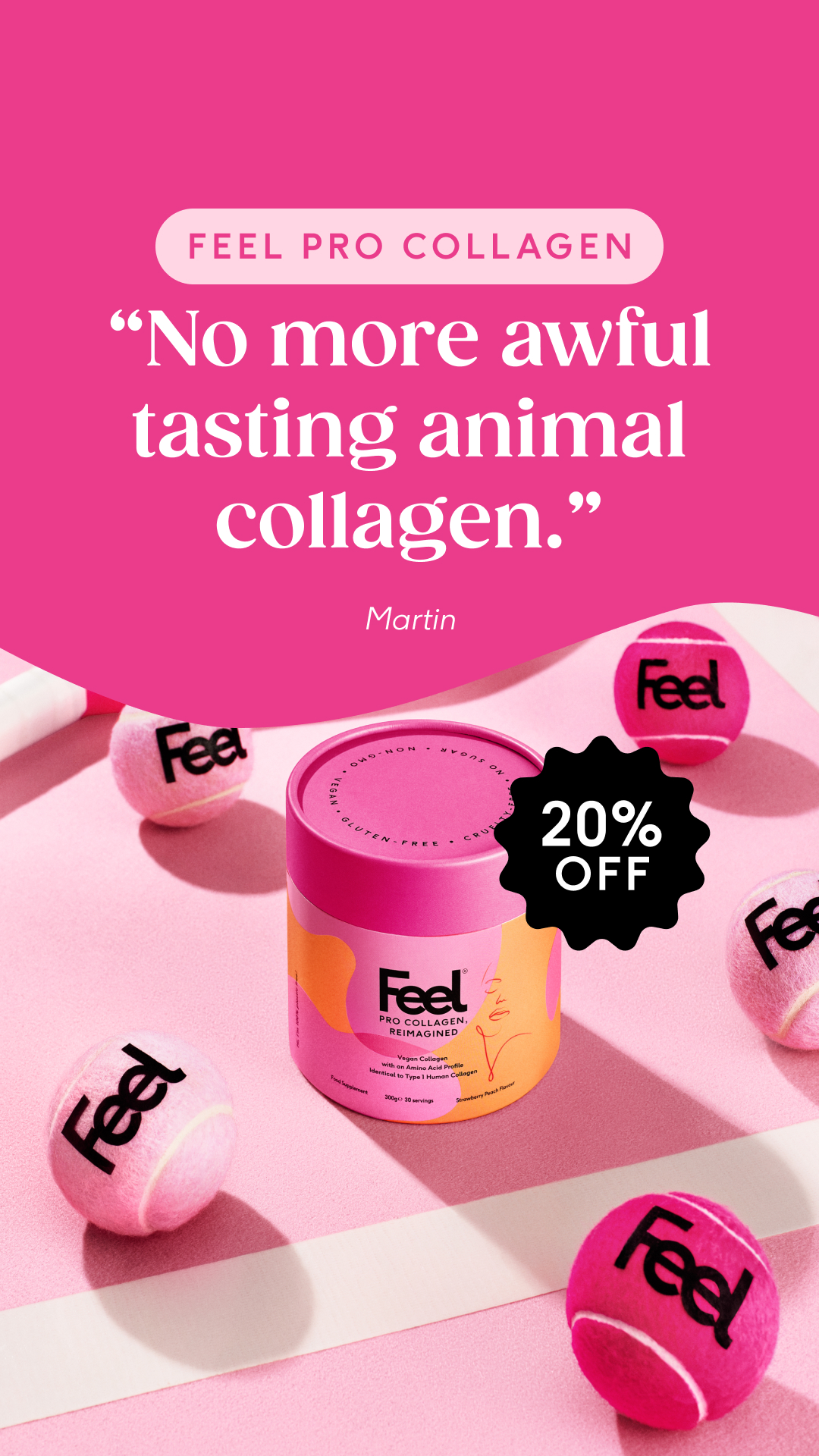 Feel Facebook ad