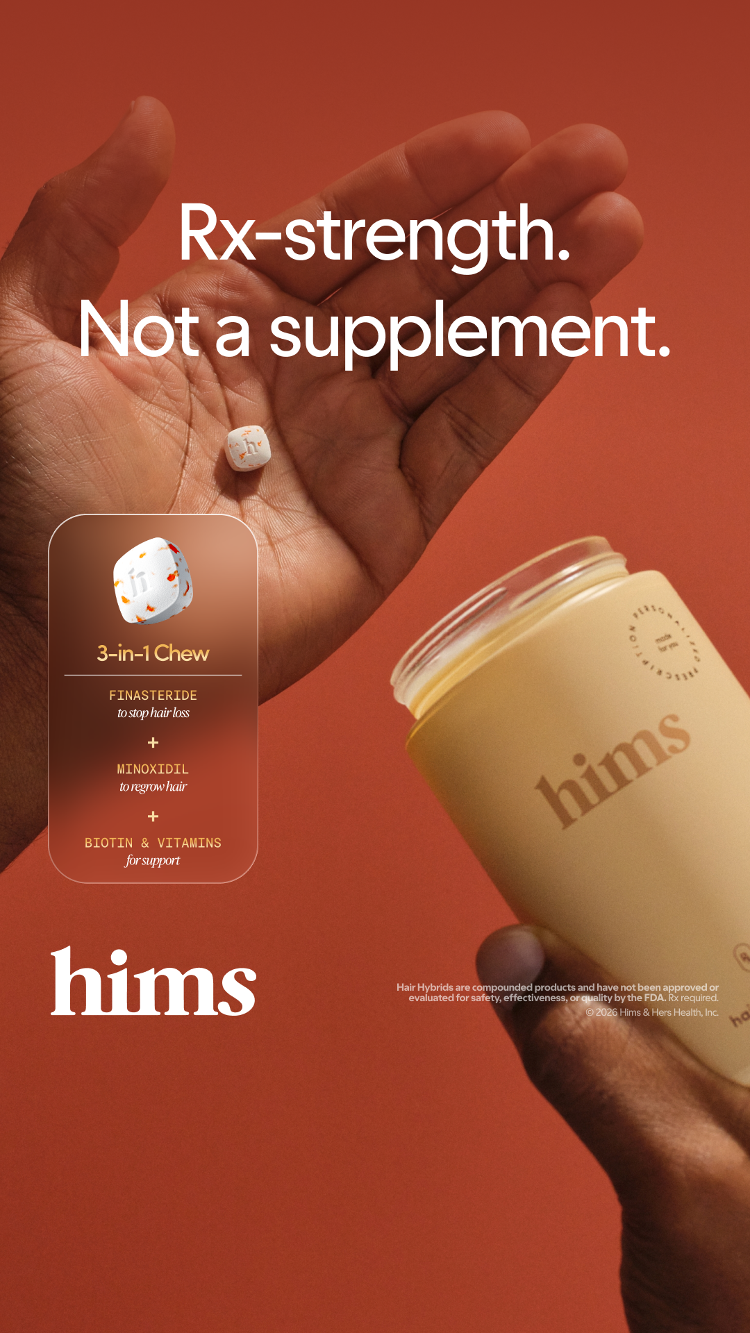 hims Facebook ad: Get Started Today