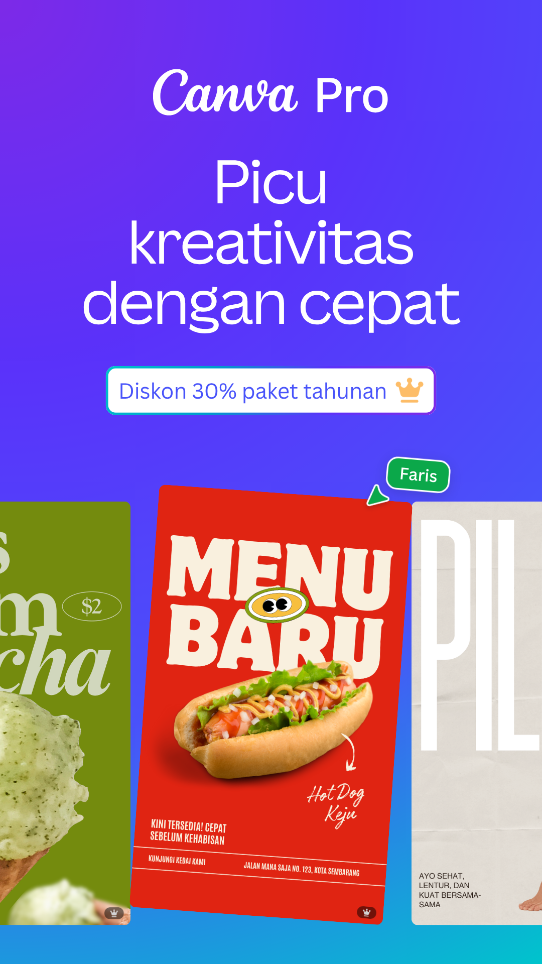 Canva Facebook ad