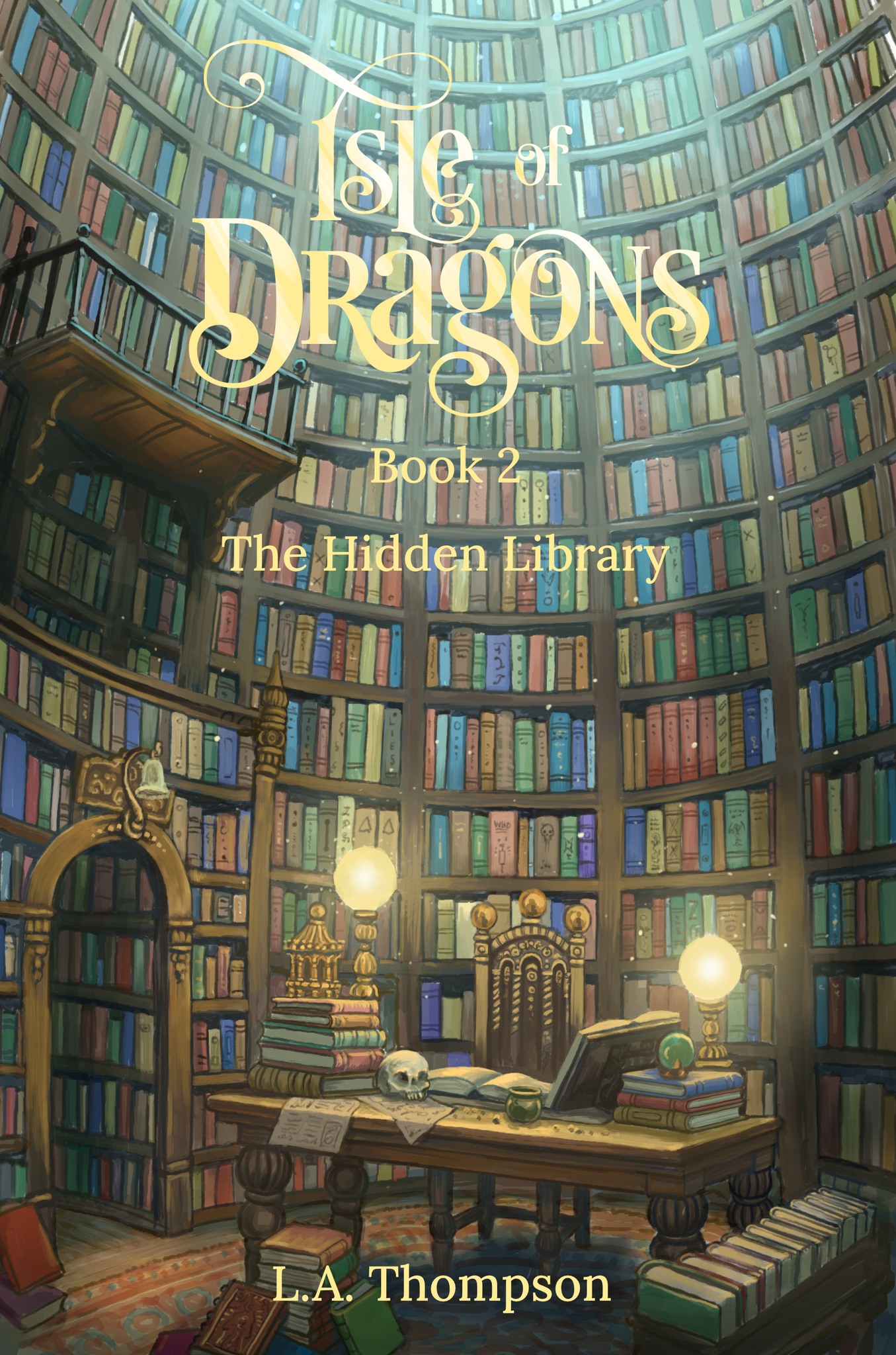 L. A. Thompson Facebook ad: The Hidden Library