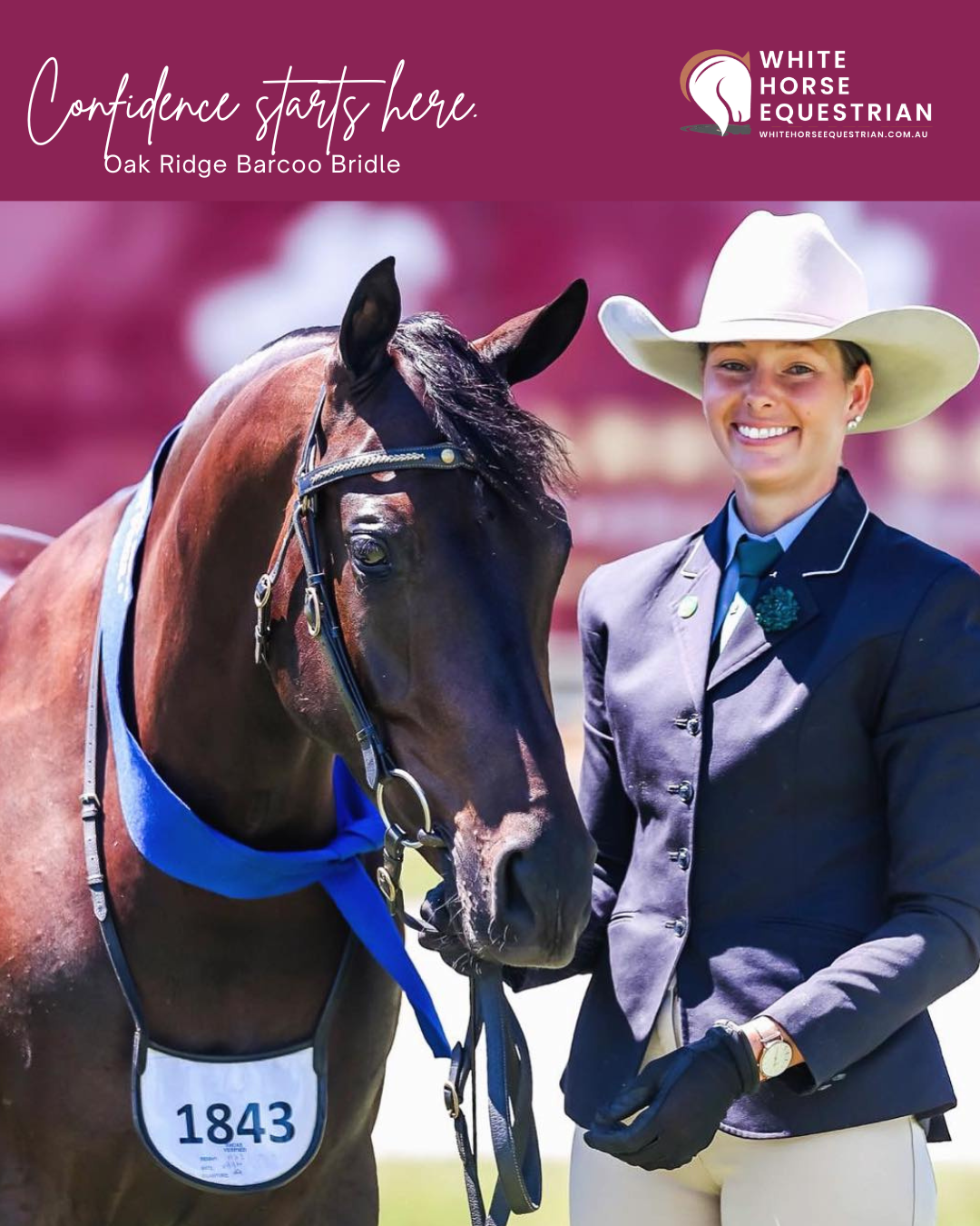 White Horse Equestrian - Aust Facebook ad