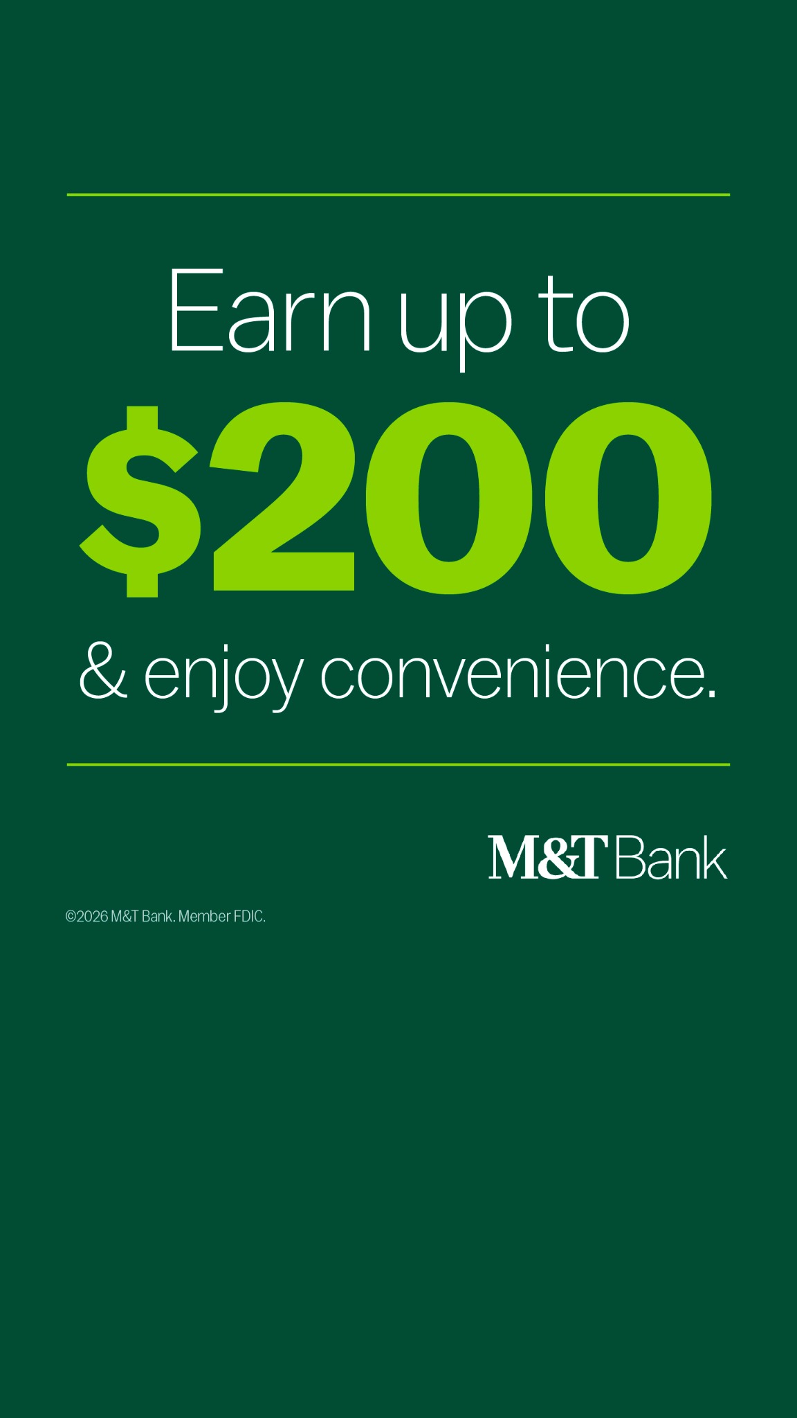 M&T Bank Facebook ad