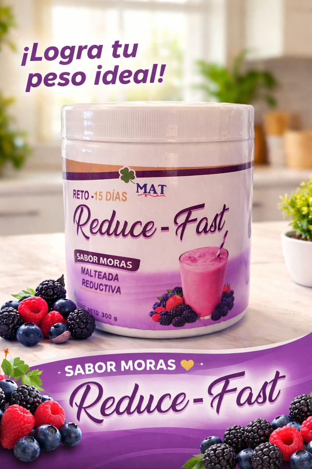 MTY Malteada Reduce Fast Facebook ad: Quema grasa sin matarte en el gym