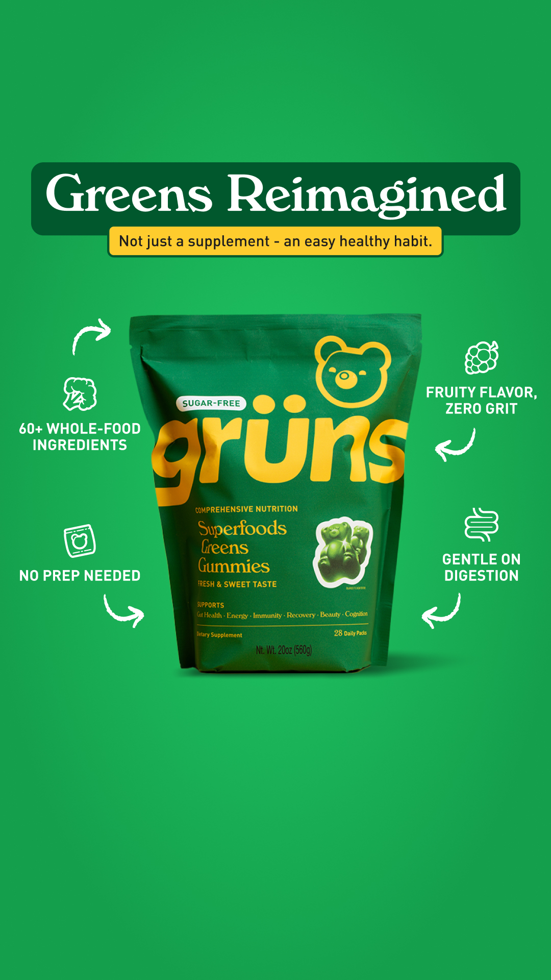 Grüns Facebook ad