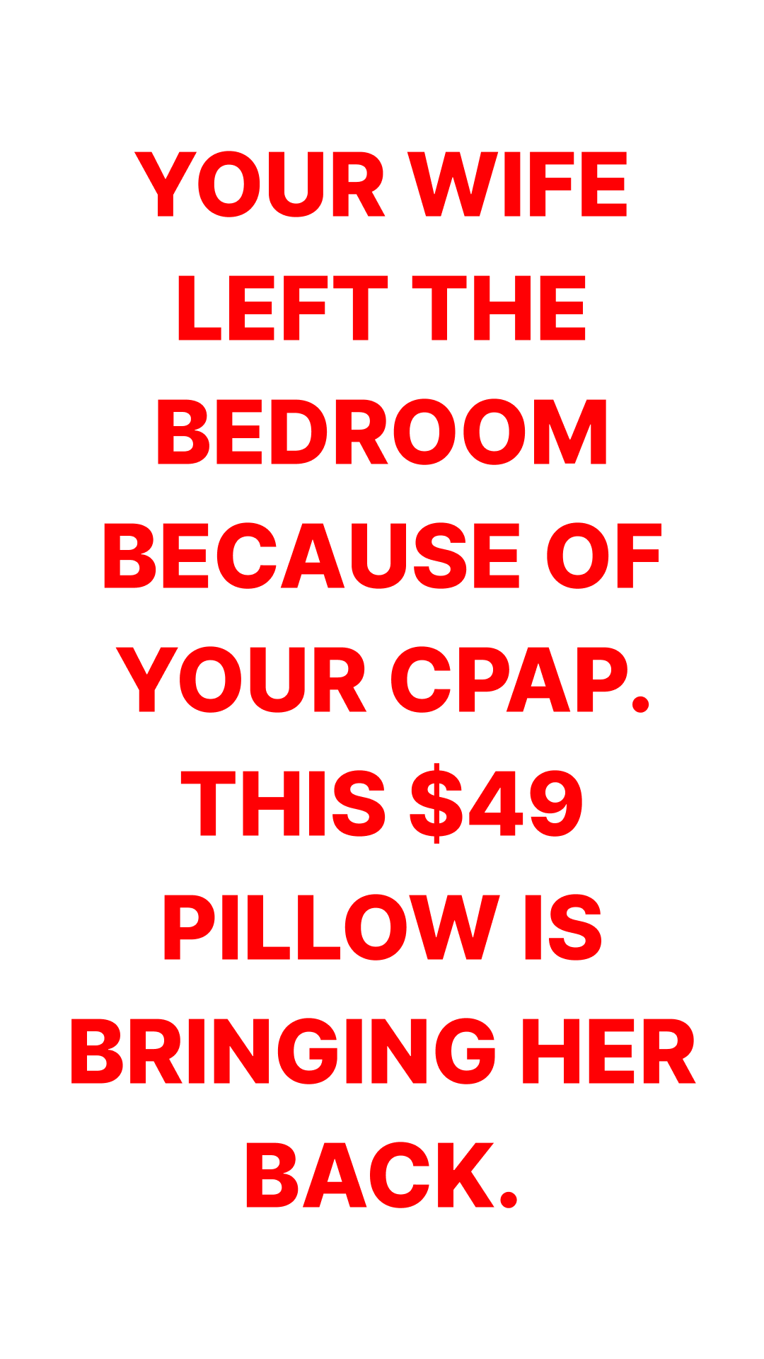 Mellow Sleep Facebook ad