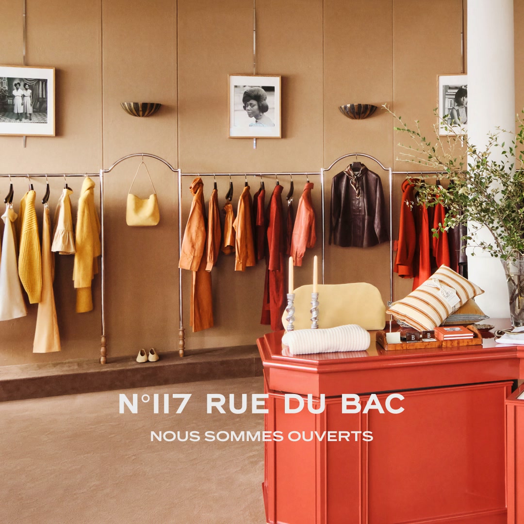 Sézane Facebook ad: Rendez-vous au 117 rue du Bac