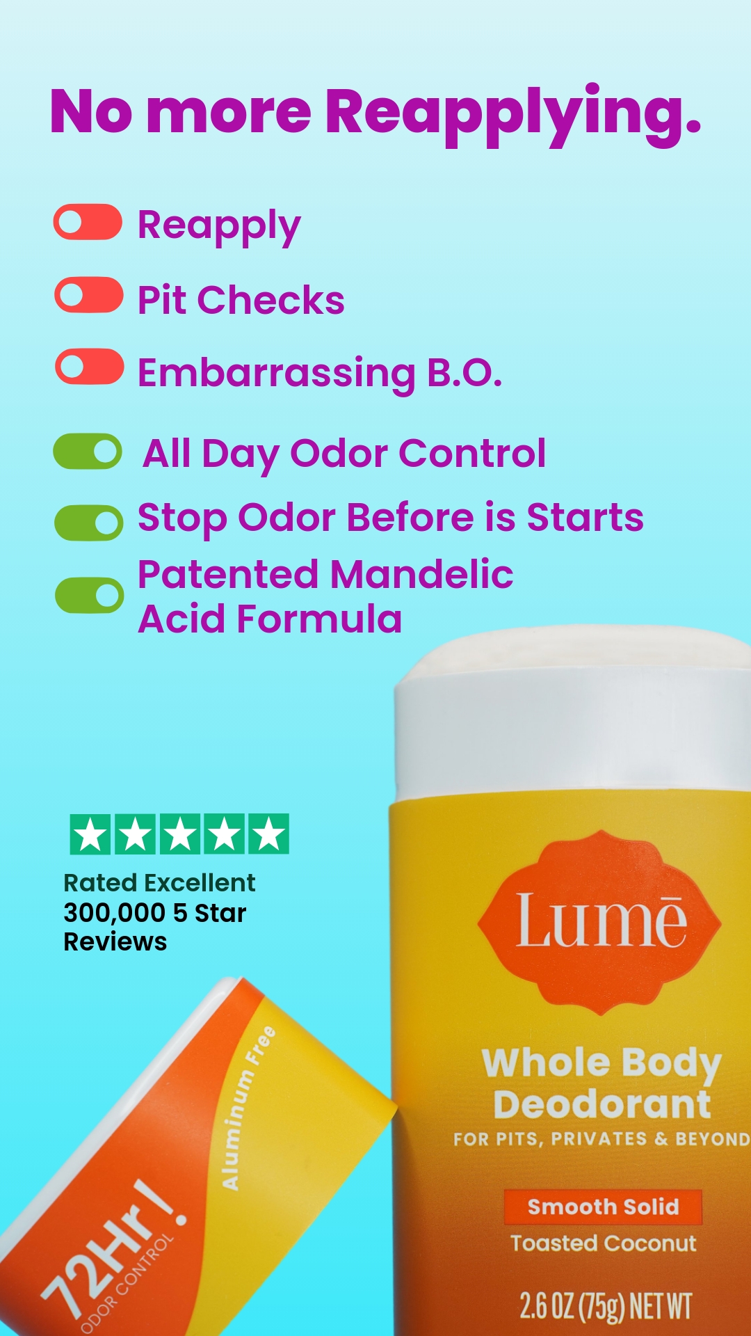 Lume Deodorant Facebook ad