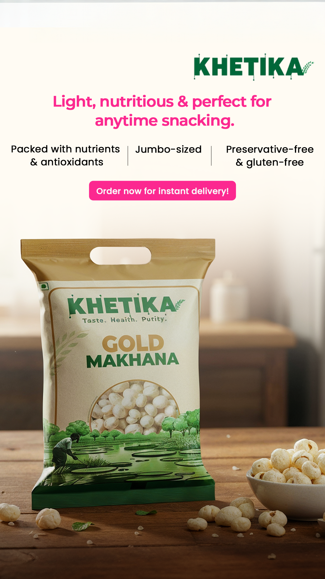 Khetika Facebook ad