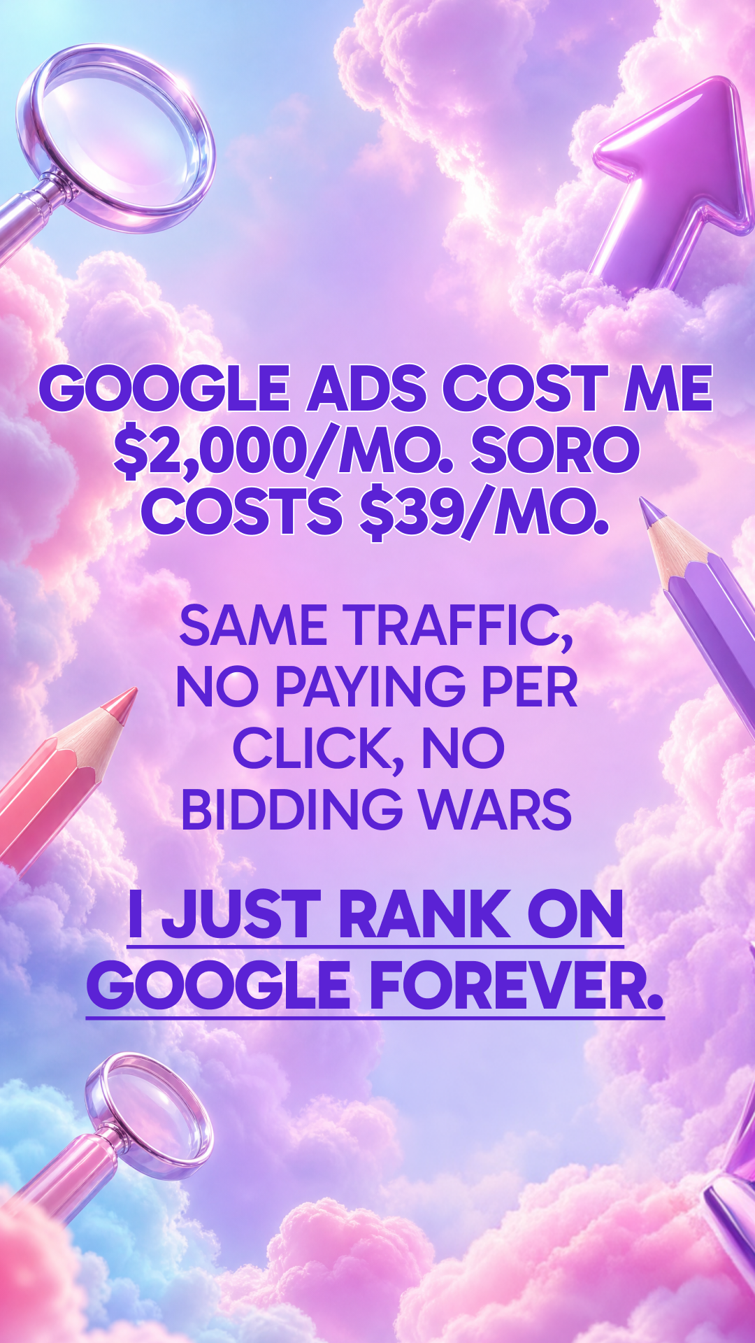 Soro SEO Facebook ad