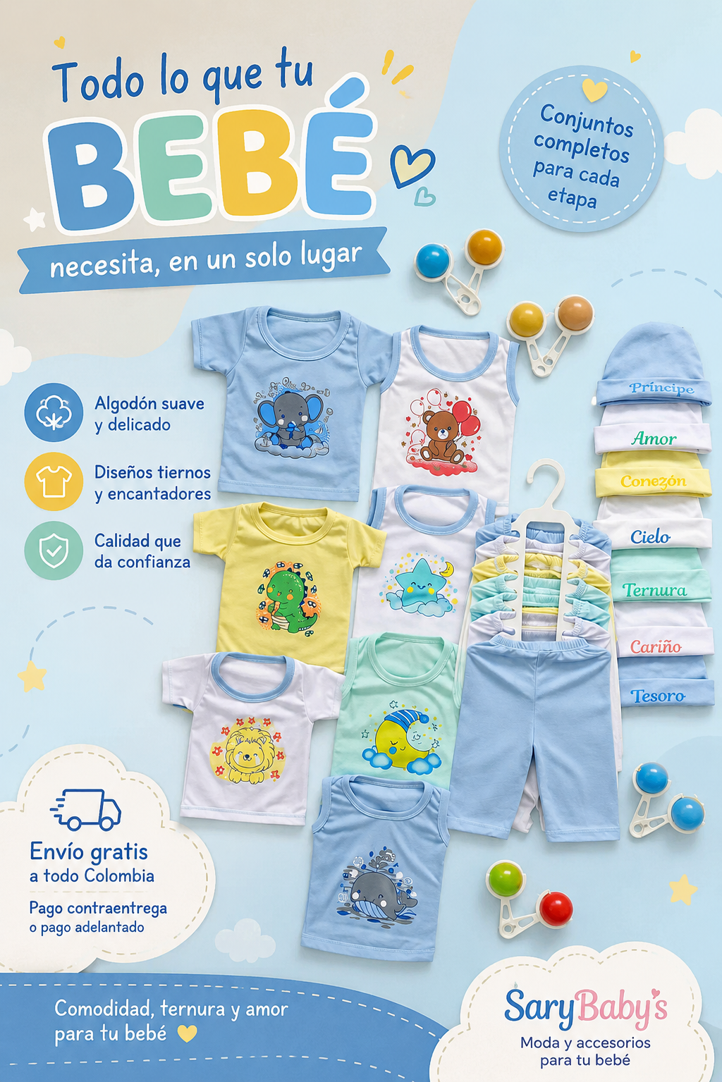 Sarybabys Facebook ad: PAGO CONTRAENTREGA