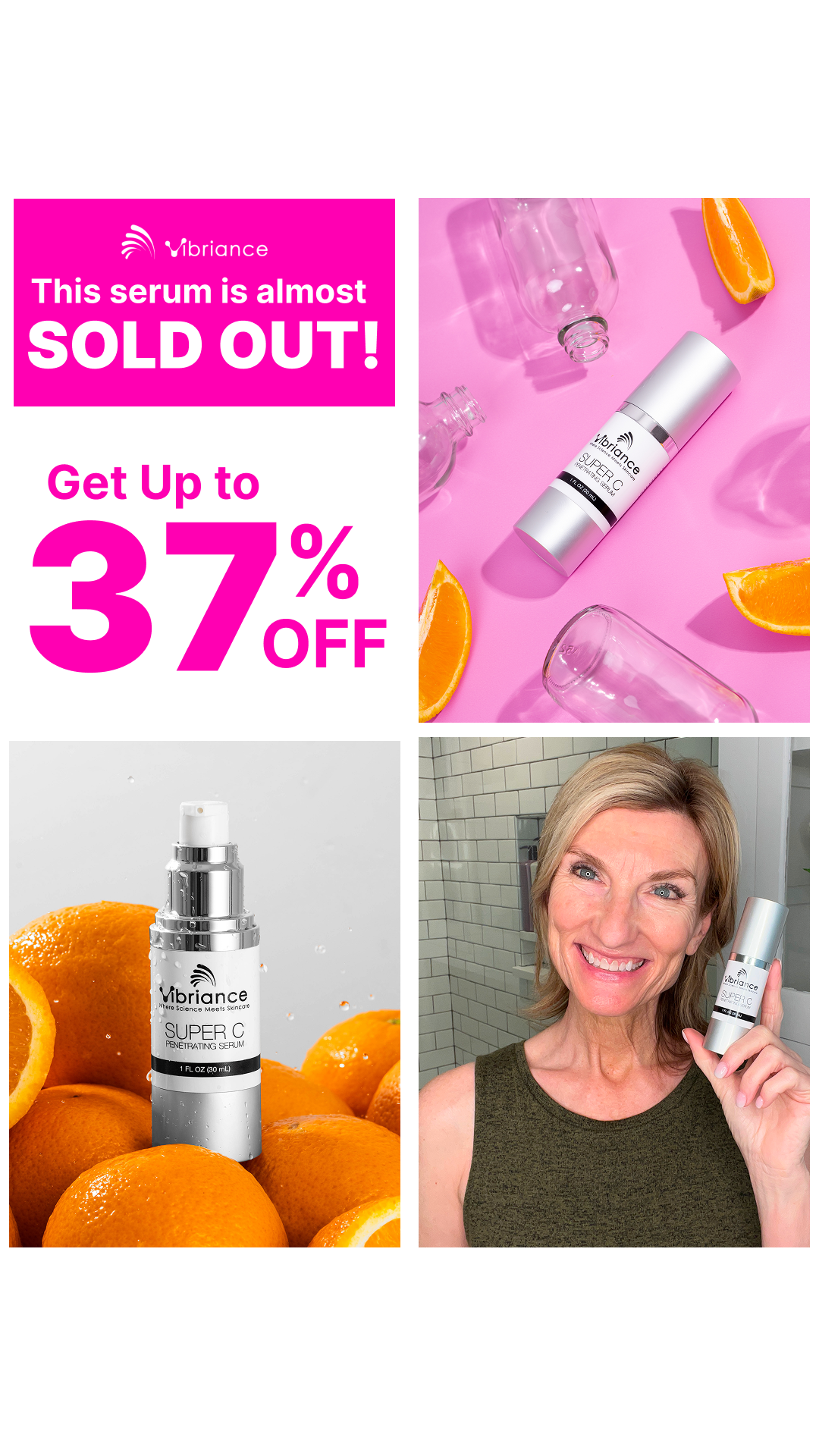 Vibriance Super C Serum Facebook ad