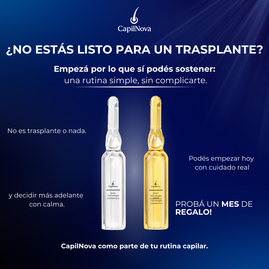 CapilNova Facebook ad: RESULTADOS O DEVOLUCION TOTAL