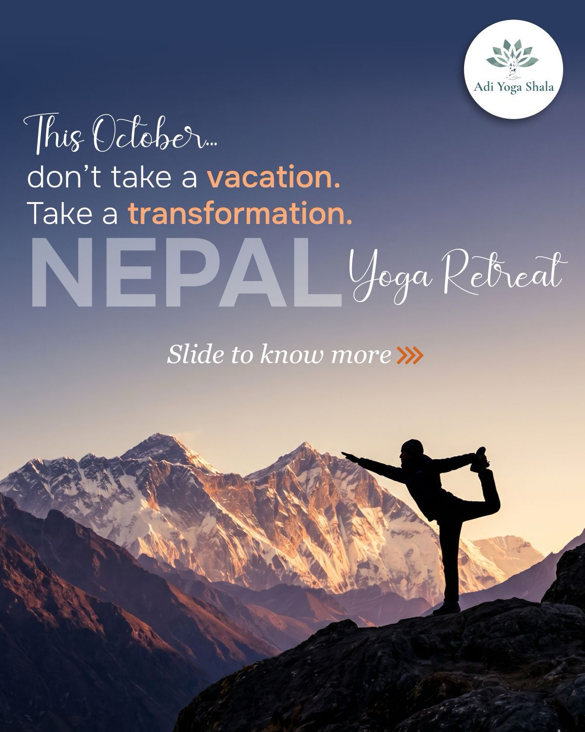 Adi Yoga Shala  Facebook ad