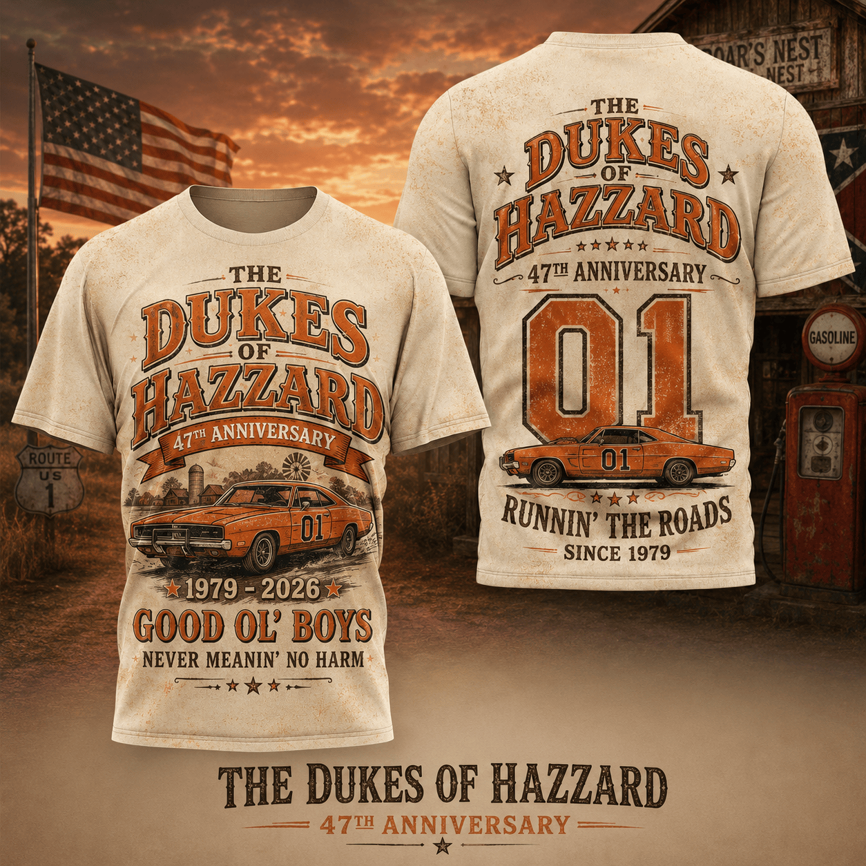 GIfts Chisr Melody Facebook ad: The Dukes Of Hazzard 47th Anniversary Good Ol’ Boys…