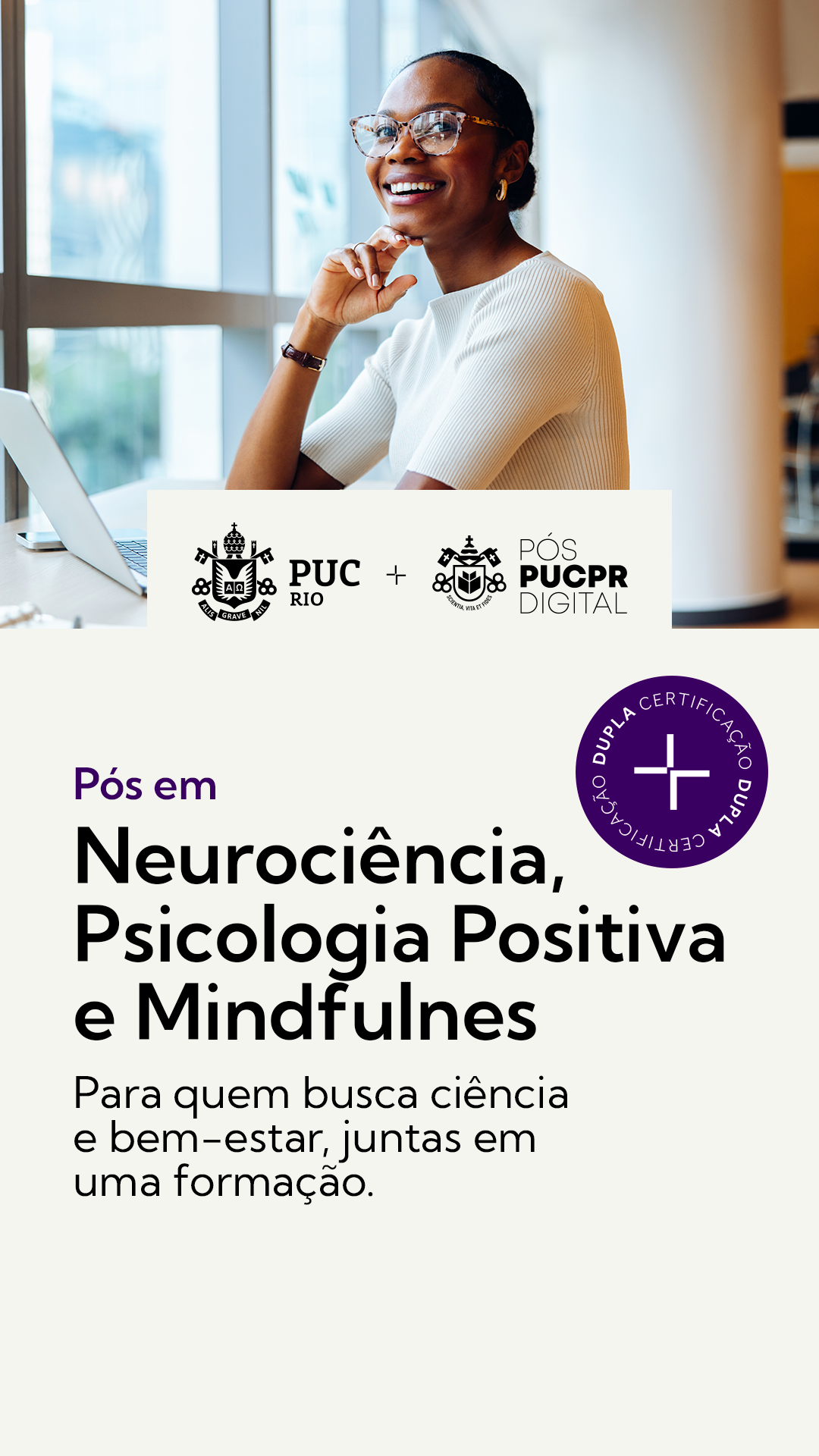 Educação Continuada da PUC-Rio Facebook ad