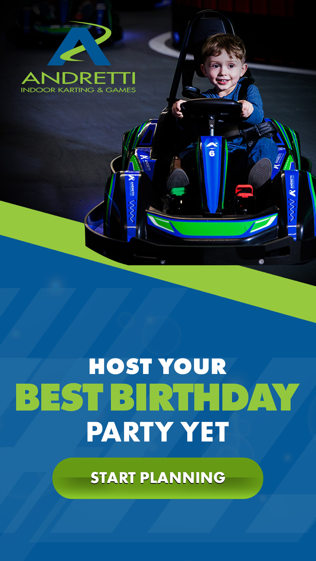 Andretti Indoor Karting & Games Fort Worth Facebook ad