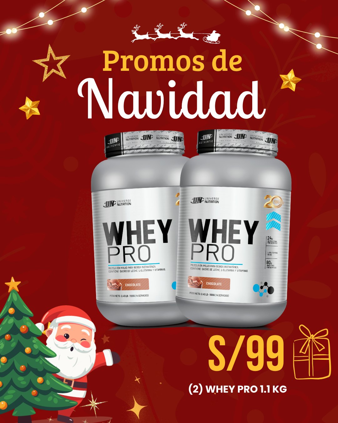 Proteinas Perú D&G Facebook ad