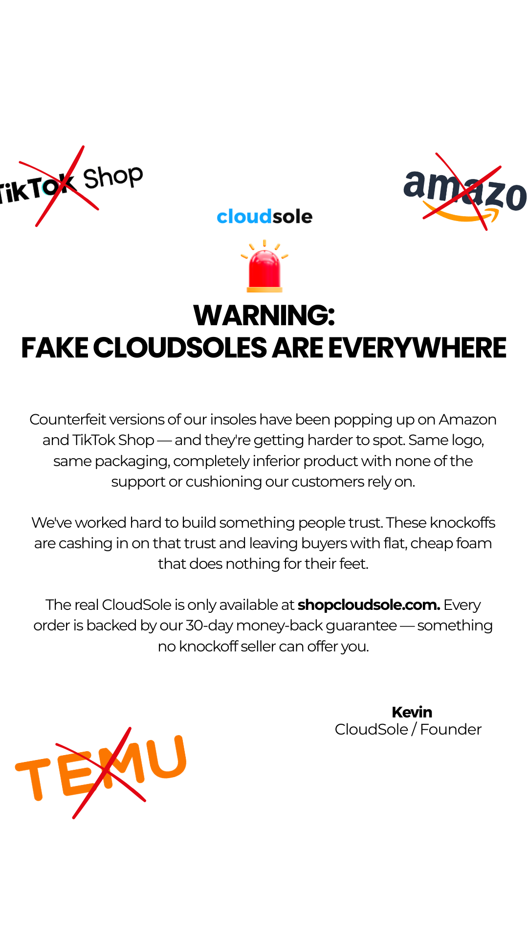 CloudSole Facebook ad