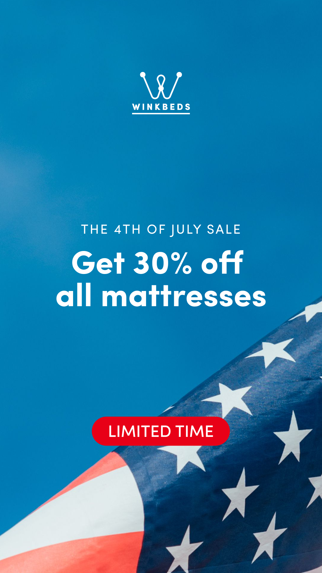 WinkBeds Facebook ad
