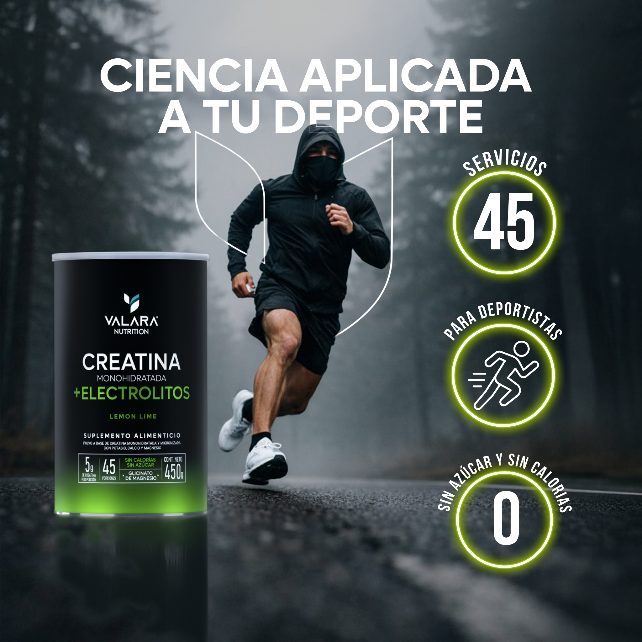 Valara Nutrition Facebook ad: Si entrenas en serio, necesitas más que solo…
