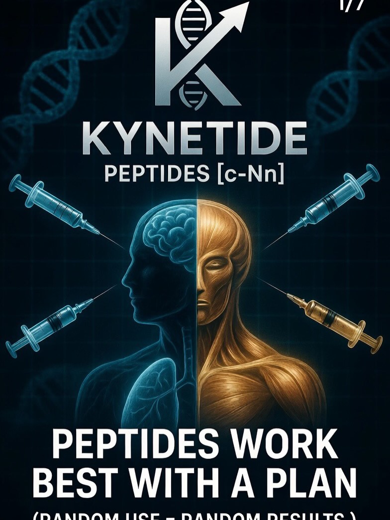 Kynetide Peptides Facebook ad: You don’t have a peptide problem.