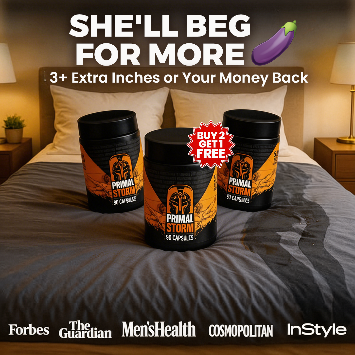 Primal Storm Supplements Facebook ad