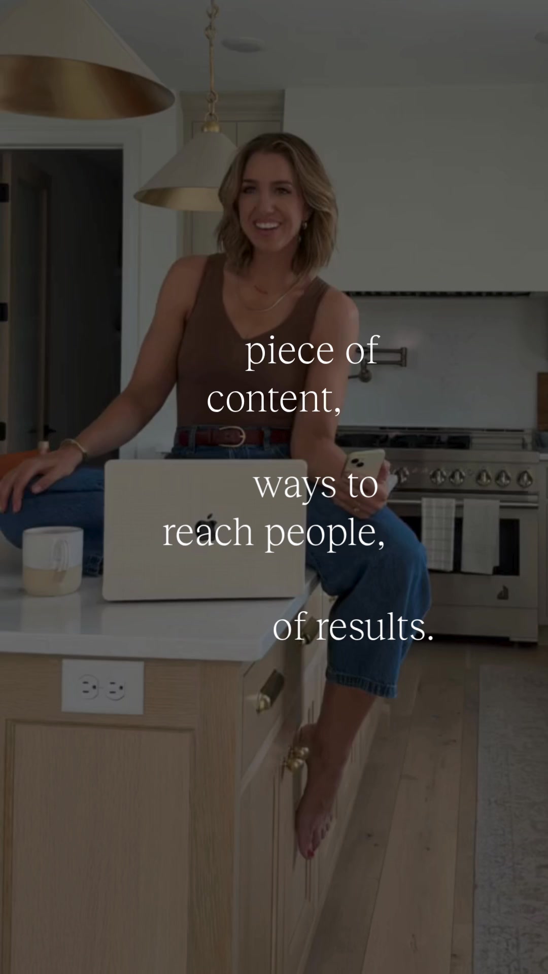 Jenna Kutcher Facebook ad: Stop Creating More Content. Get More From What You Have.
