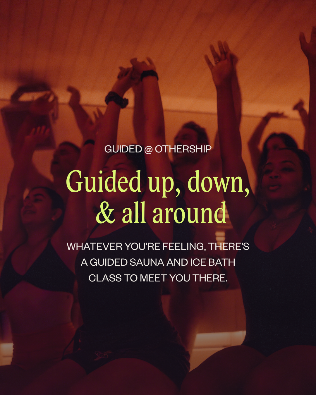 Othership Facebook ad: Show up. We’ll guide the rest.
