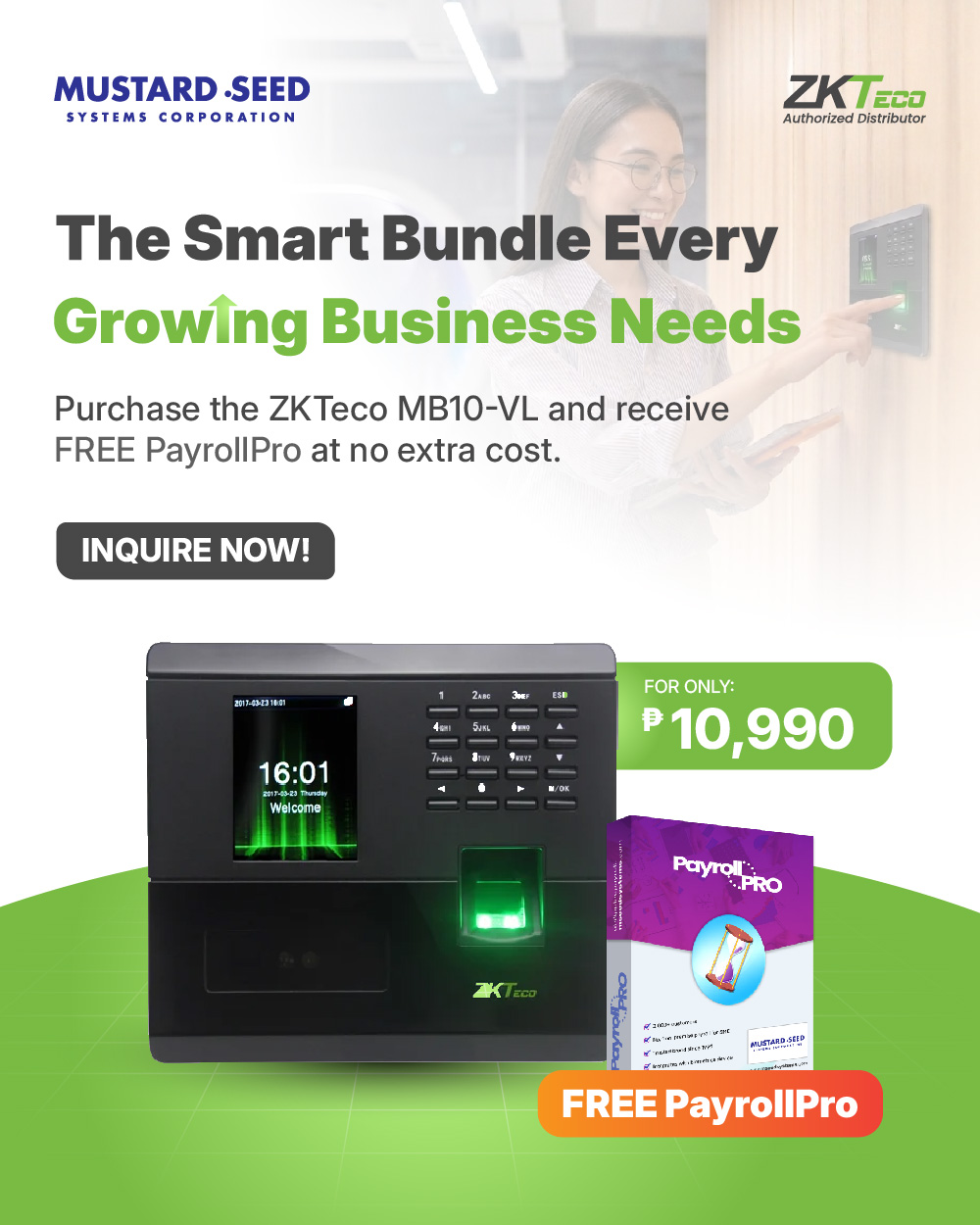 Mustard Seed Systems Corporation Facebook ad: 𝐈𝐬 𝐲𝐨𝐮𝐫 𝐚𝐭𝐭𝐞𝐧𝐝𝐚𝐧𝐜𝐞 𝐬𝐲𝐬𝐭𝐞𝐦…