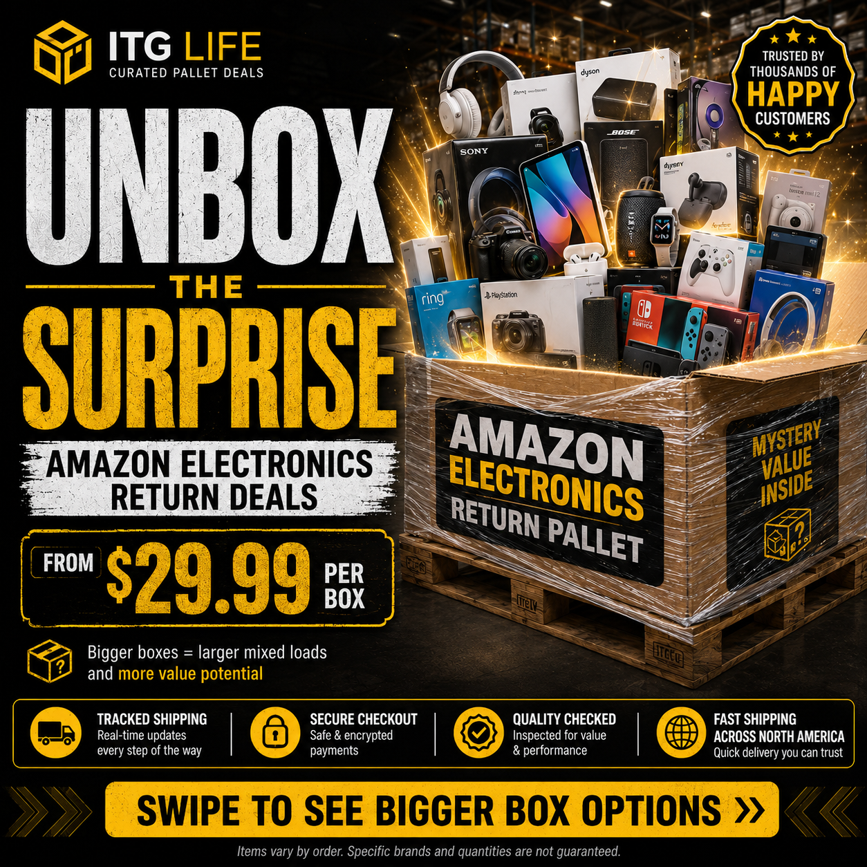 Windry Facebook ad: Not every Amazon return ends up back on…
