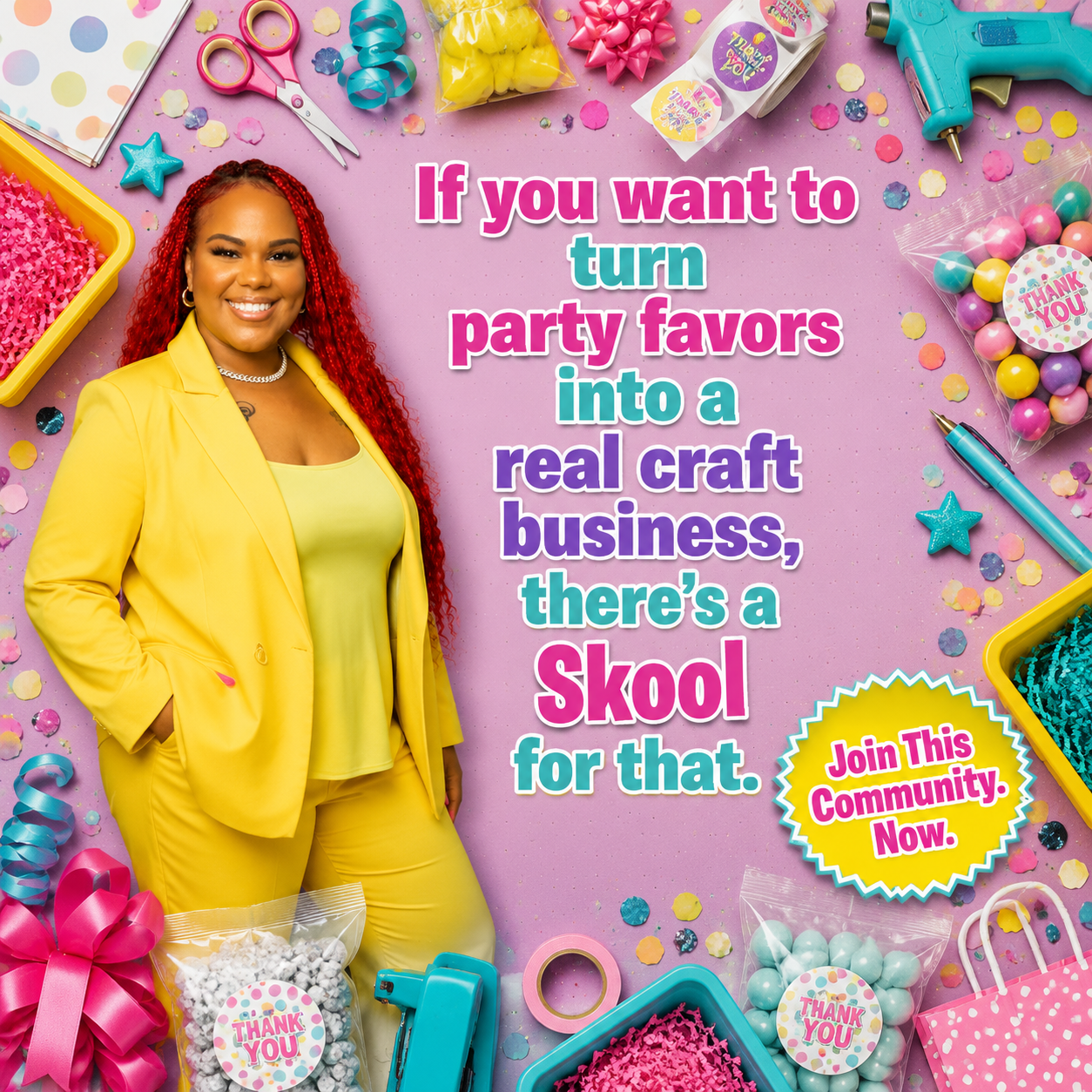 Skool Facebook ad