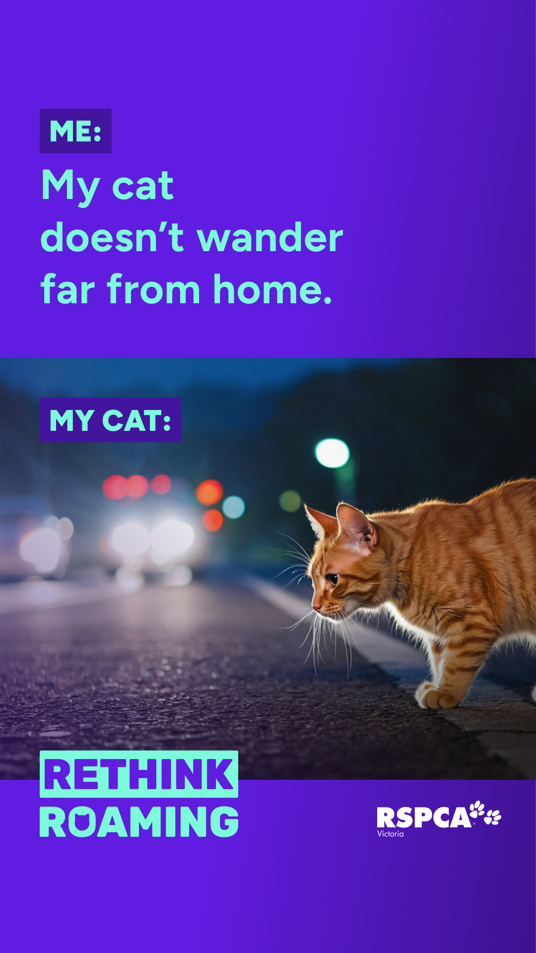 RSPCA Victoria Facebook ad