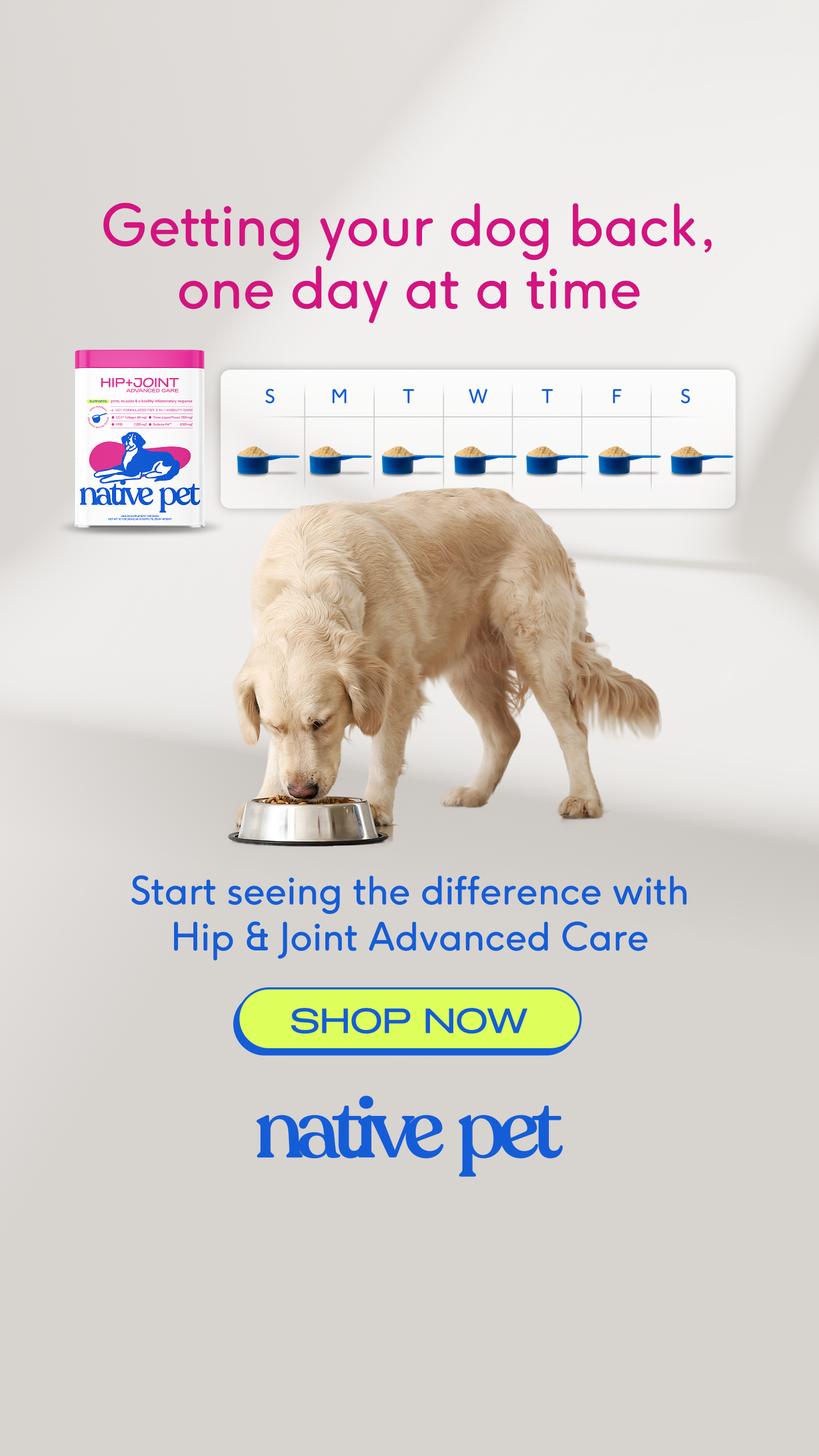 Native Pet Facebook ad