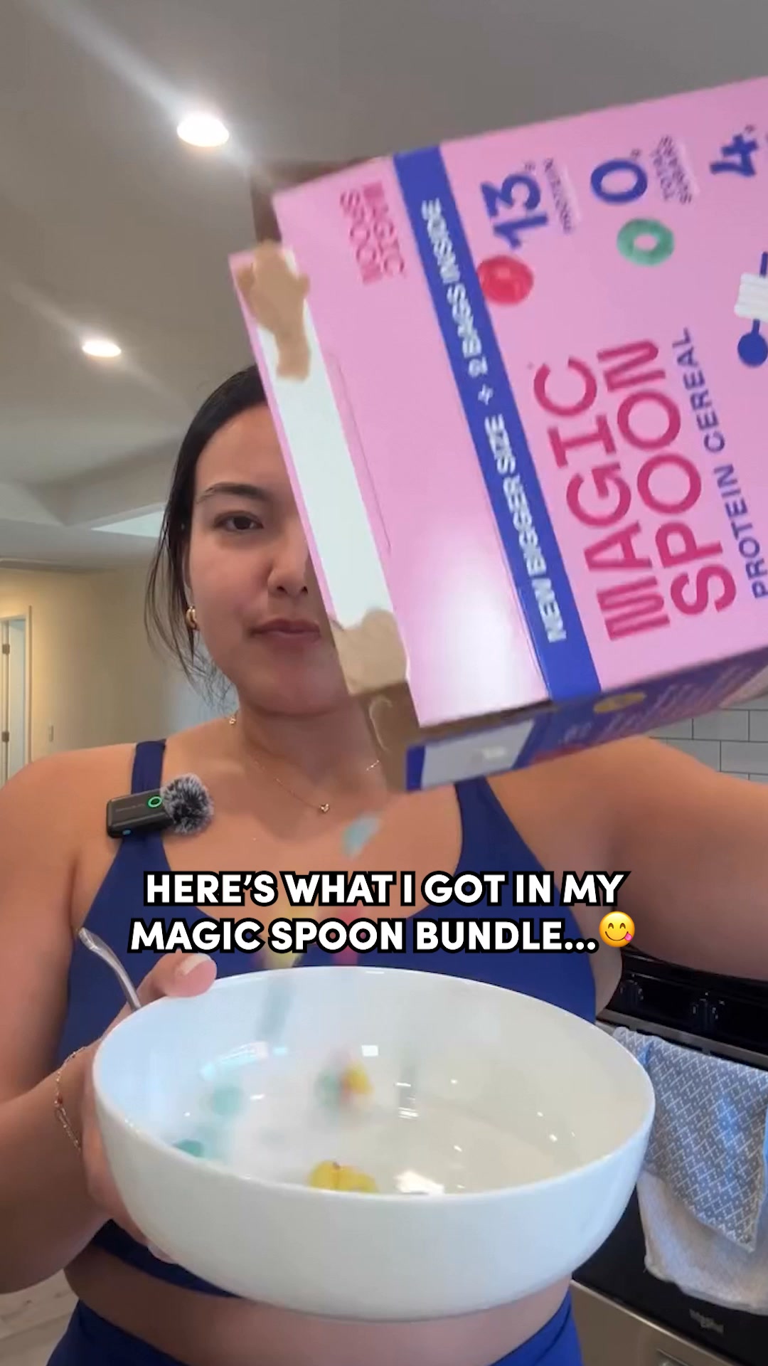 Magic Spoon Cereal Facebook ad: All-Day High Protein Stash
