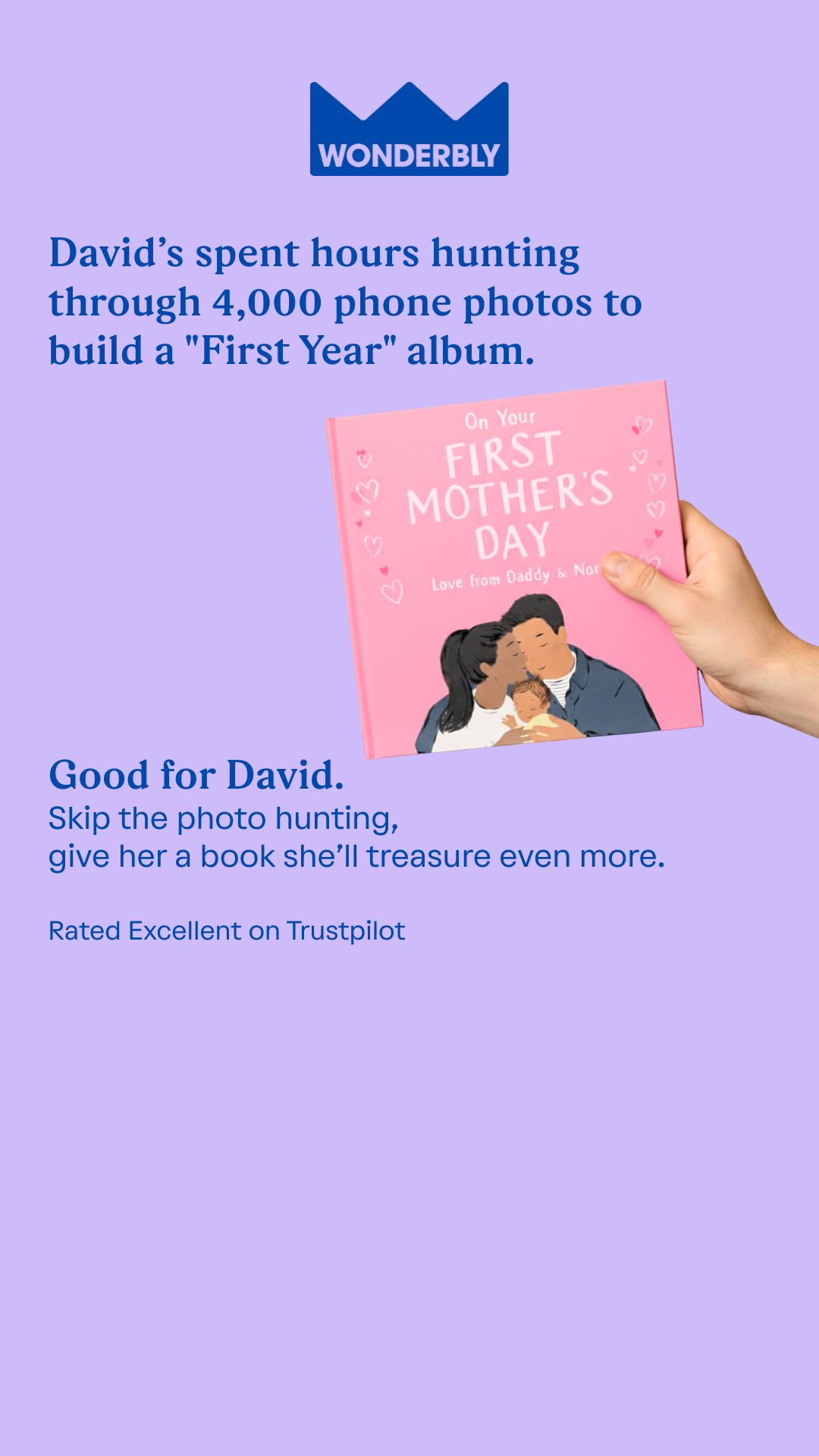 Wonderbly Facebook ad