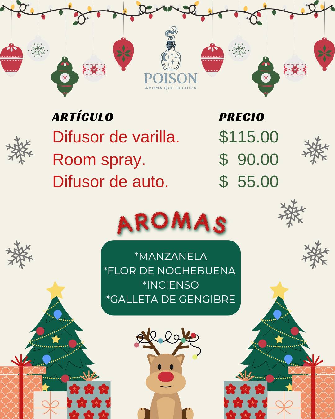 Poison MID Facebook ad: ¡Que tu hogar huela a Navidad!