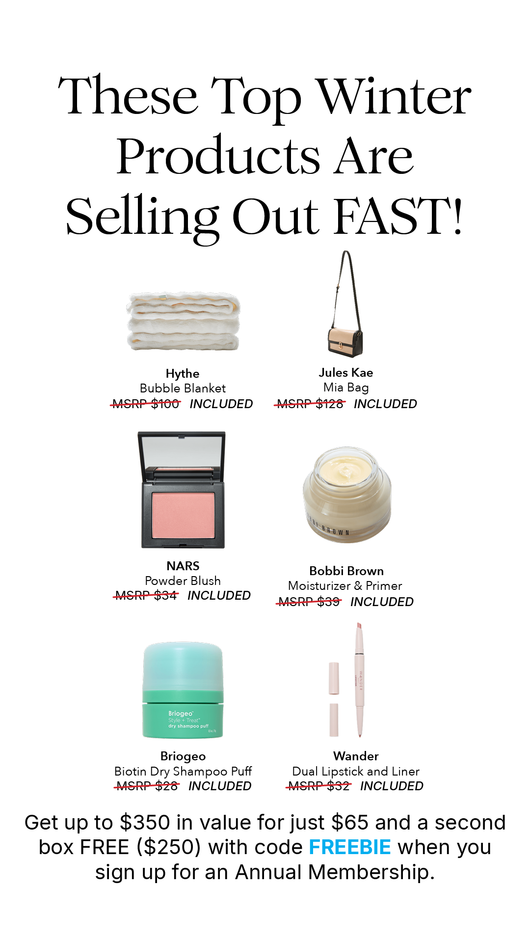 FabFitFun Facebook ad