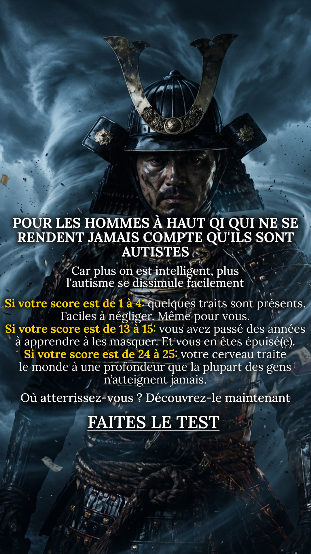 International IQ test Facebook ad