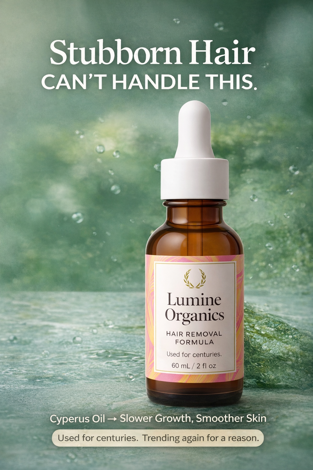 Lumine Organics Facebook ad
