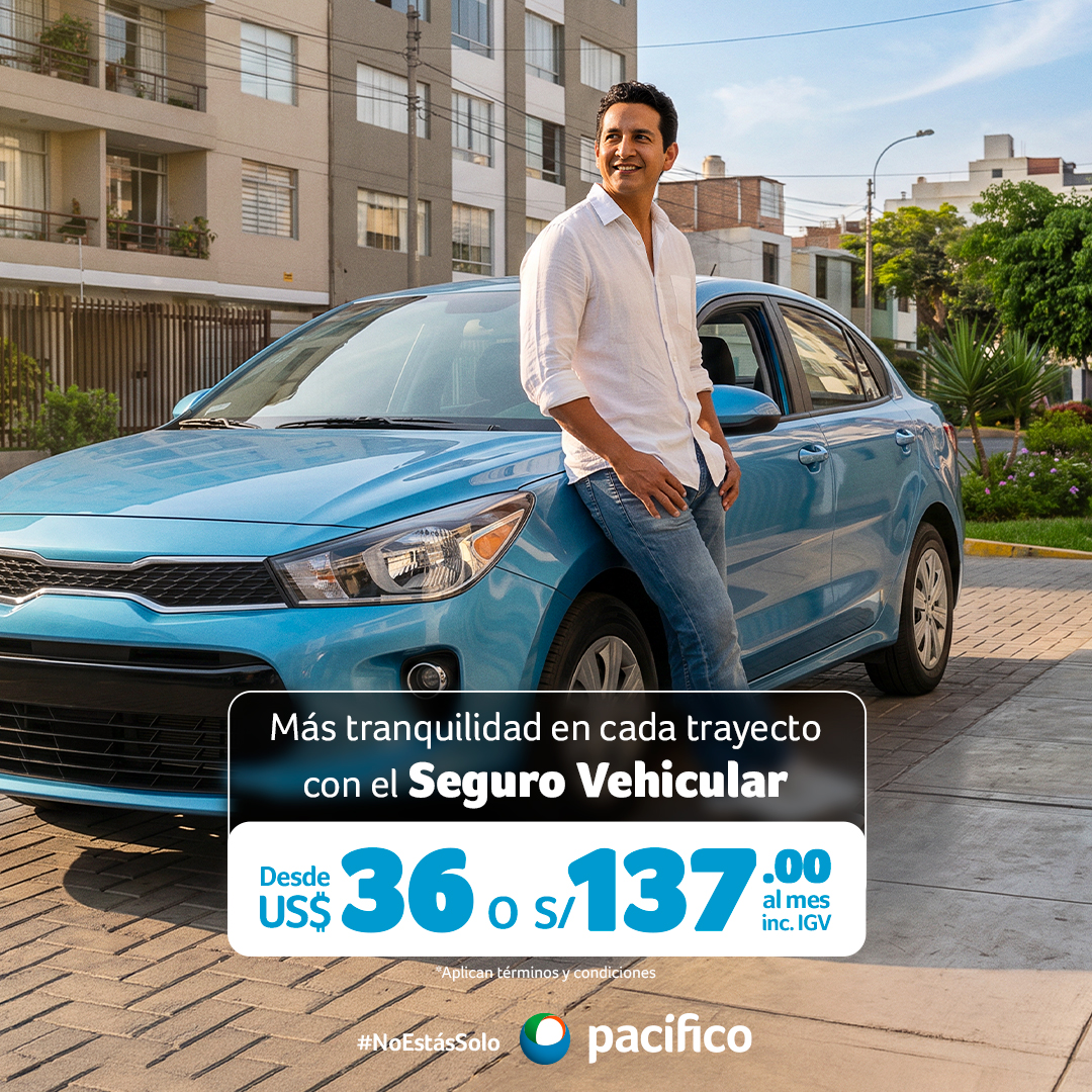 Pacífico Seguros Facebook ad: Seguro Vehicular