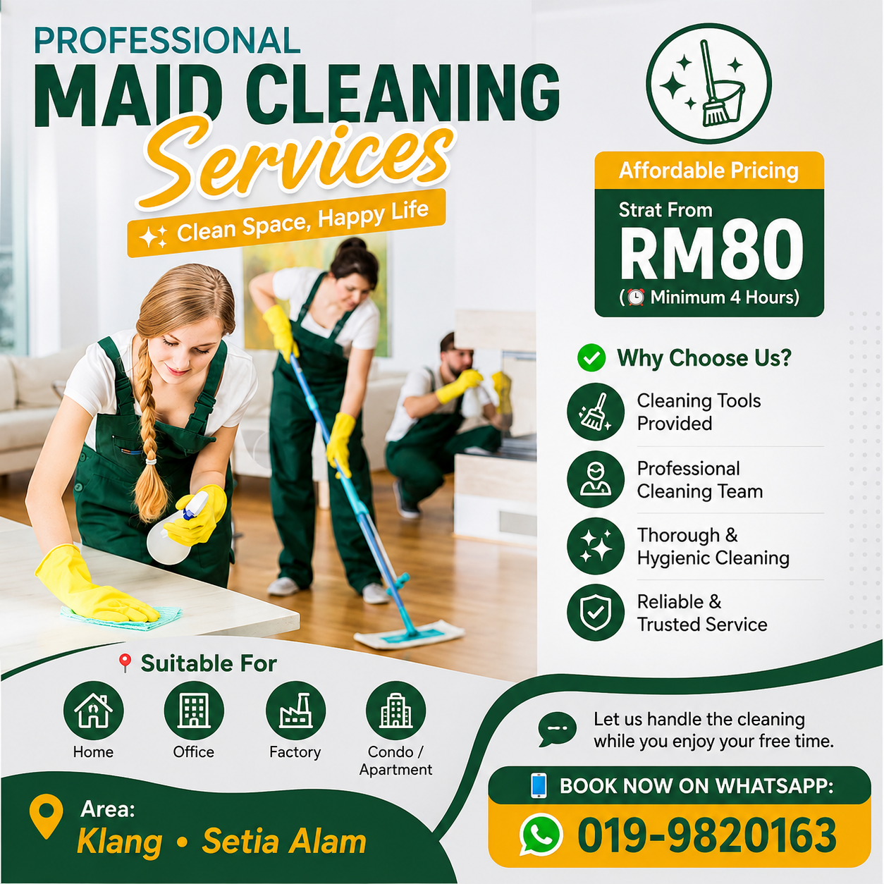 DustLess Agent Facebook ad