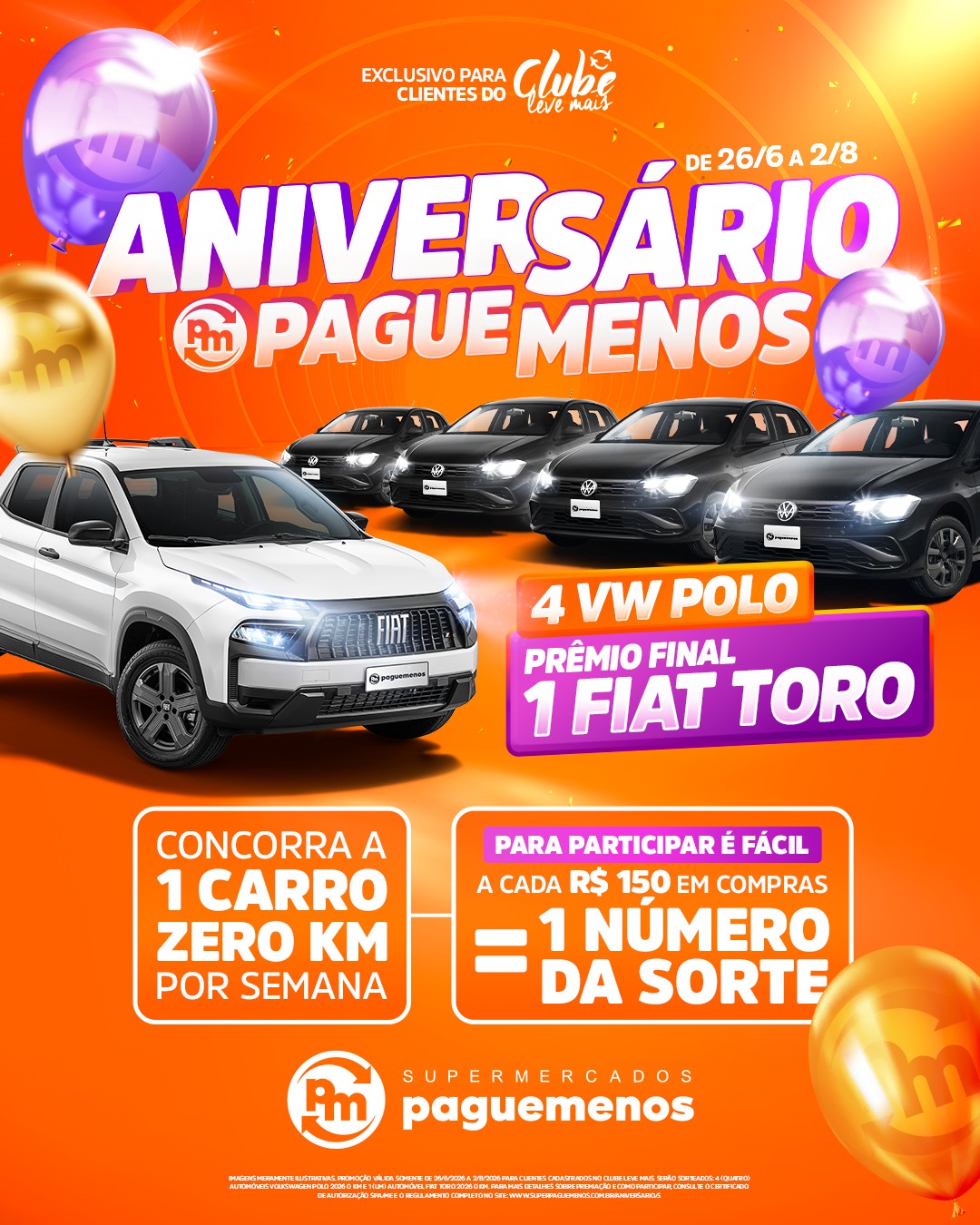 Supermercados Pague Menos Facebook ad